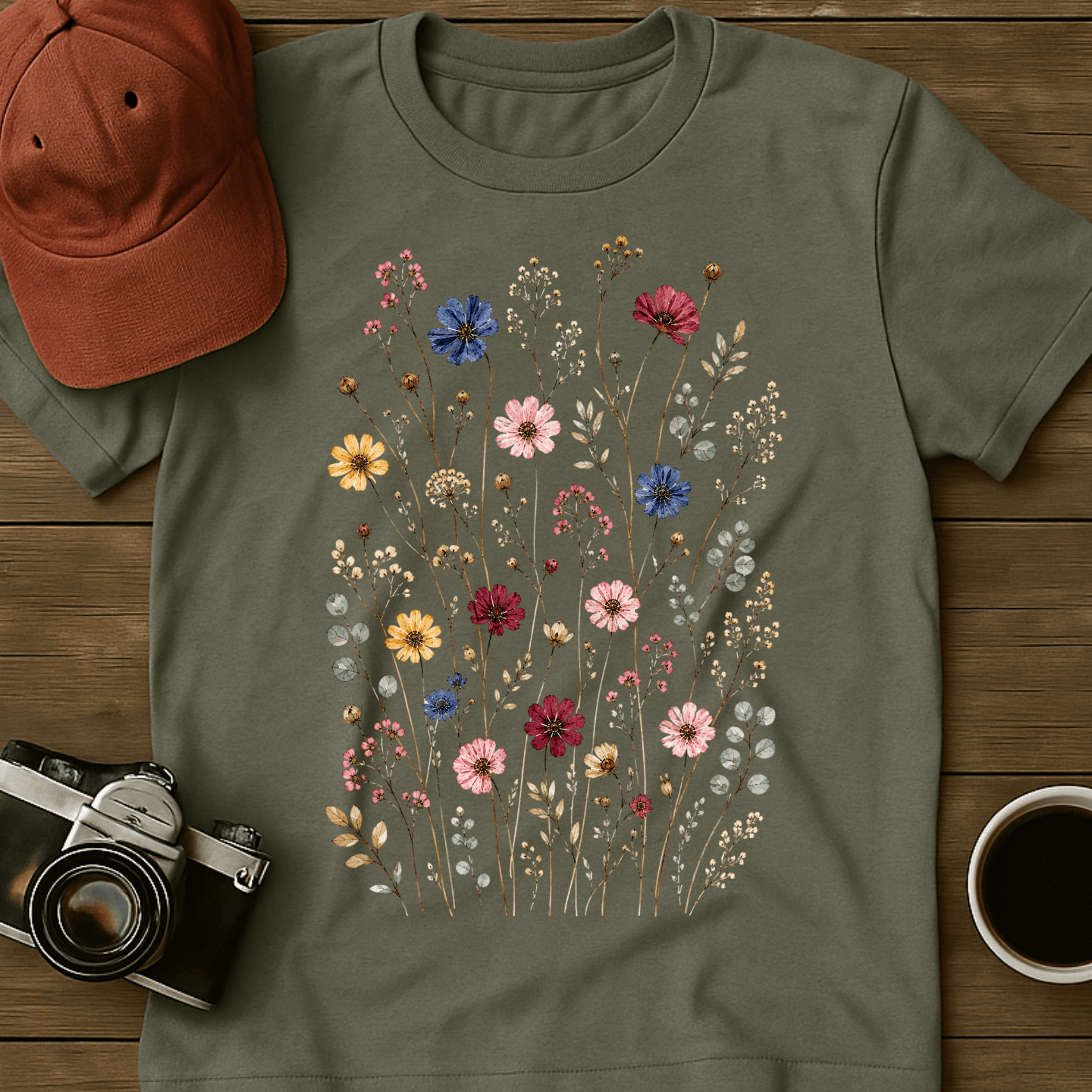 Pressed Wildflowers II T-Shirt