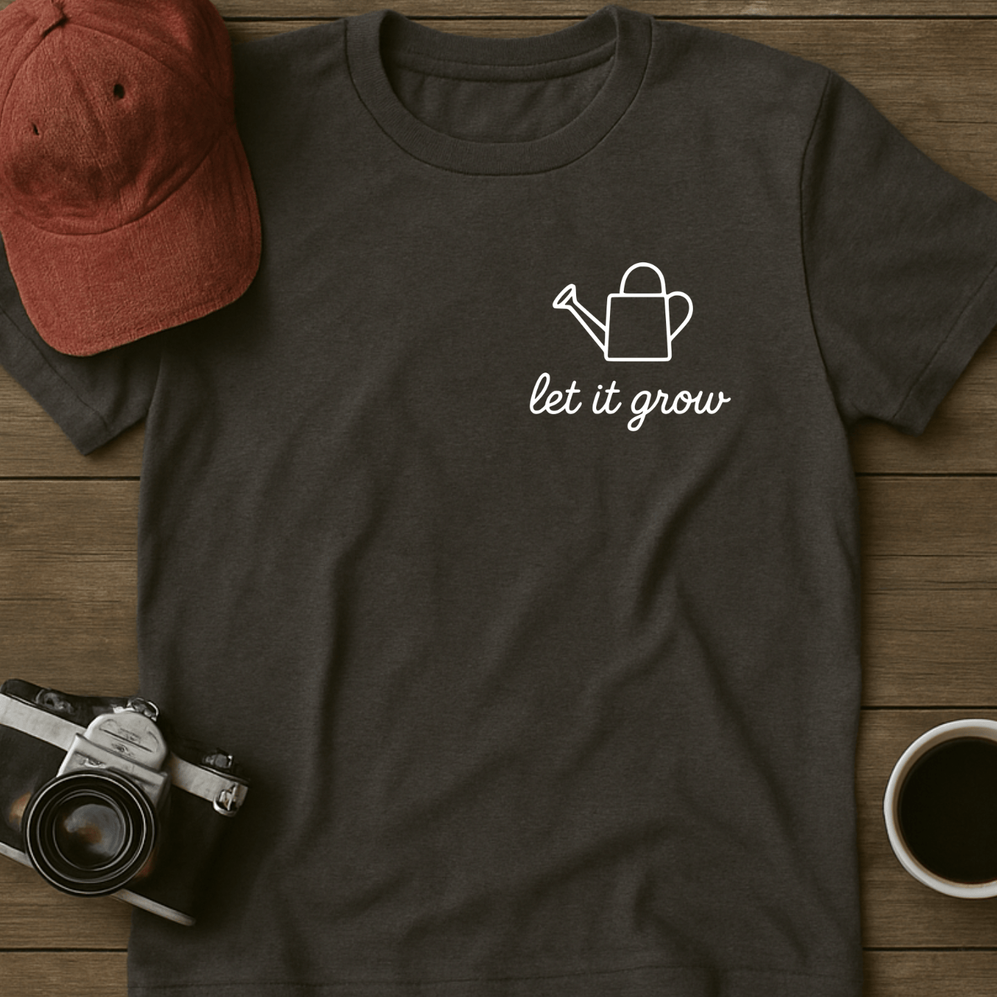 Let It Grow Watering Can T-Shirt