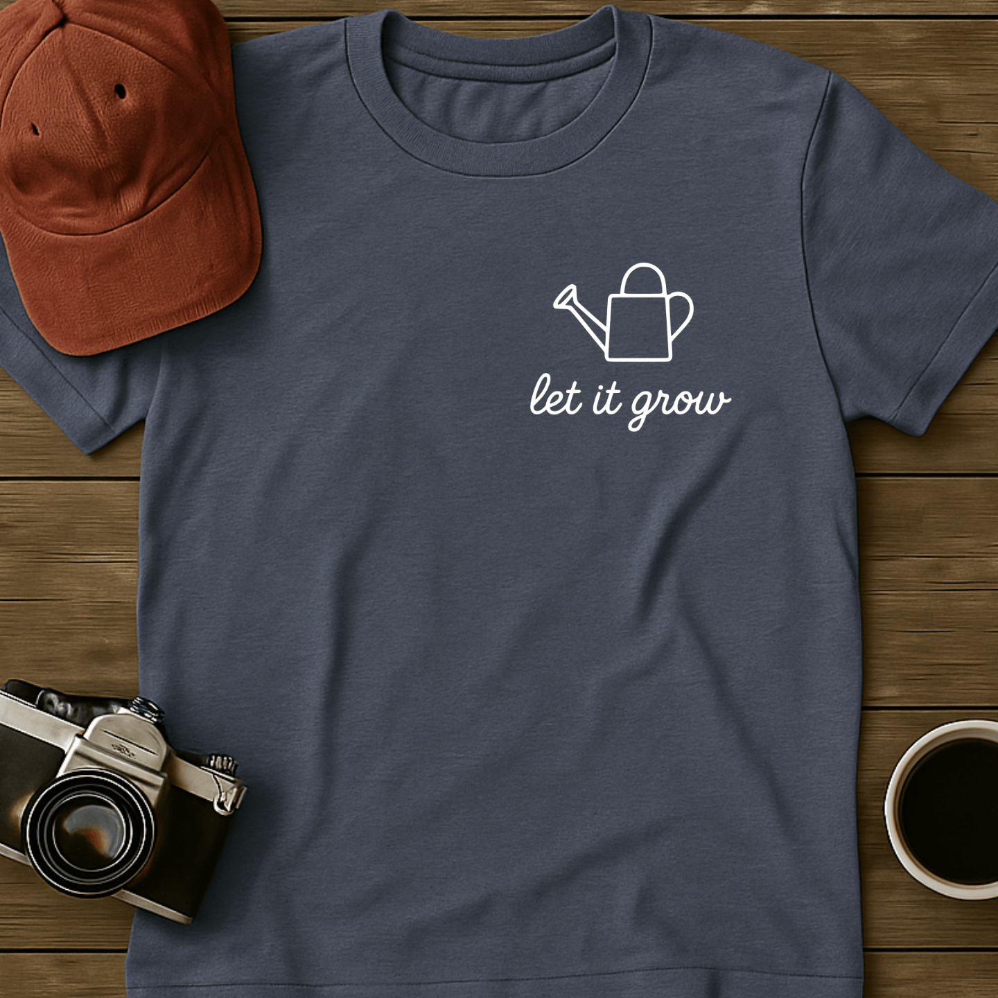 Let It Grow Watering Can T-Shirt