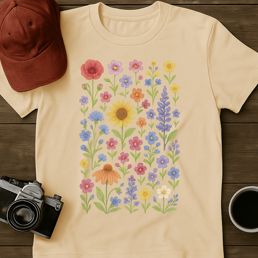 Wildflowers Watercolor II T-Shirt