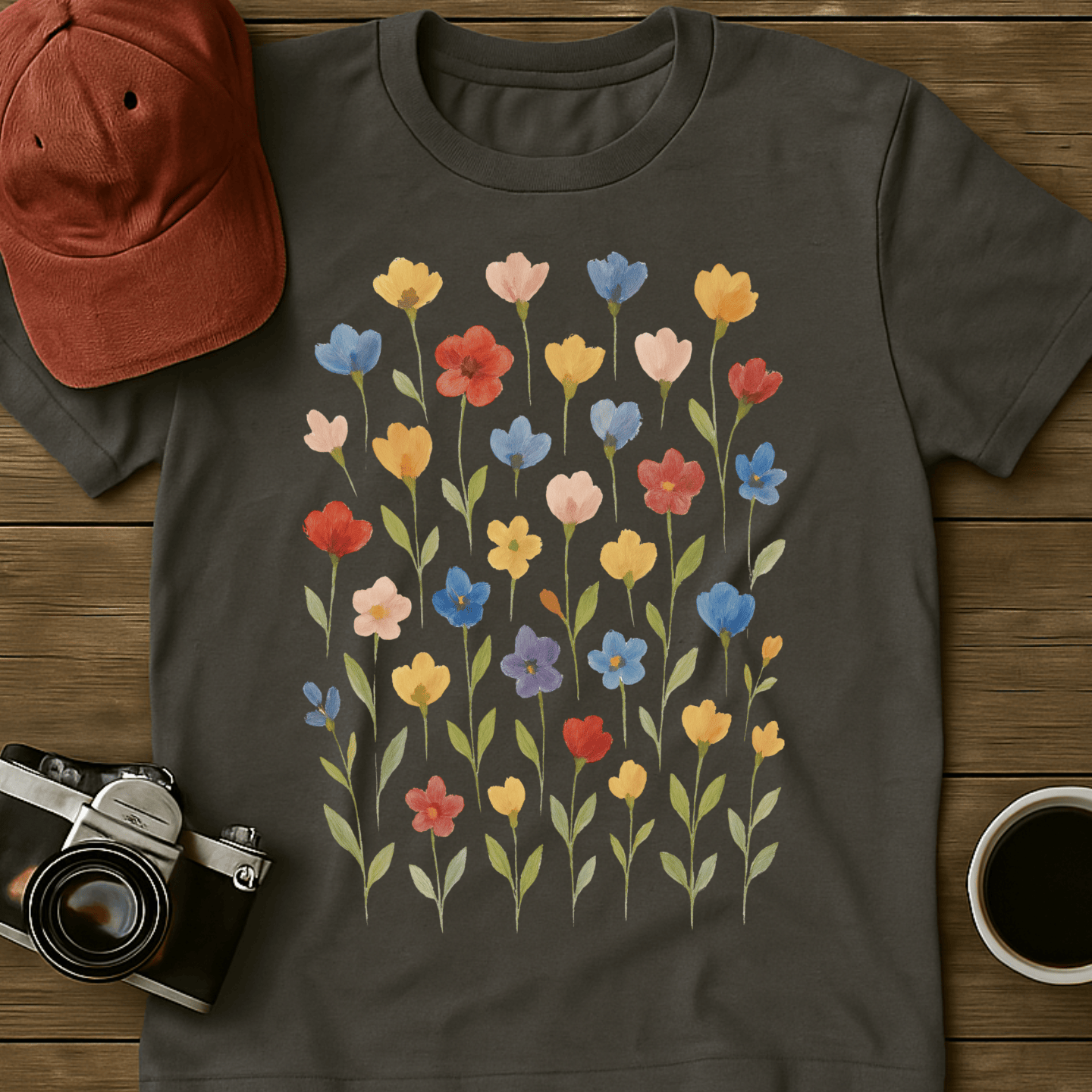 Wildflowers Watercolor III T-Shirt