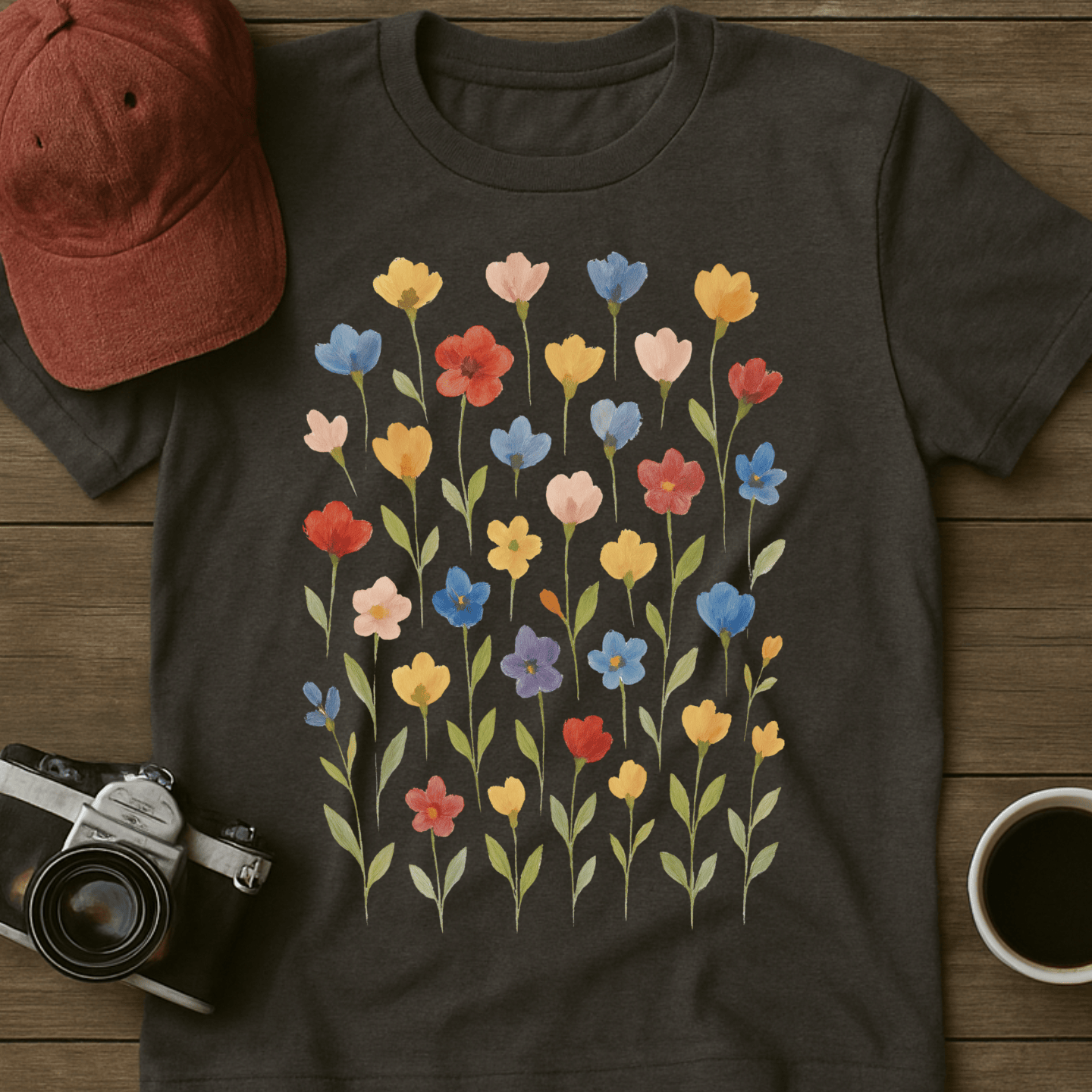Wildflowers Watercolor III T-Shirt