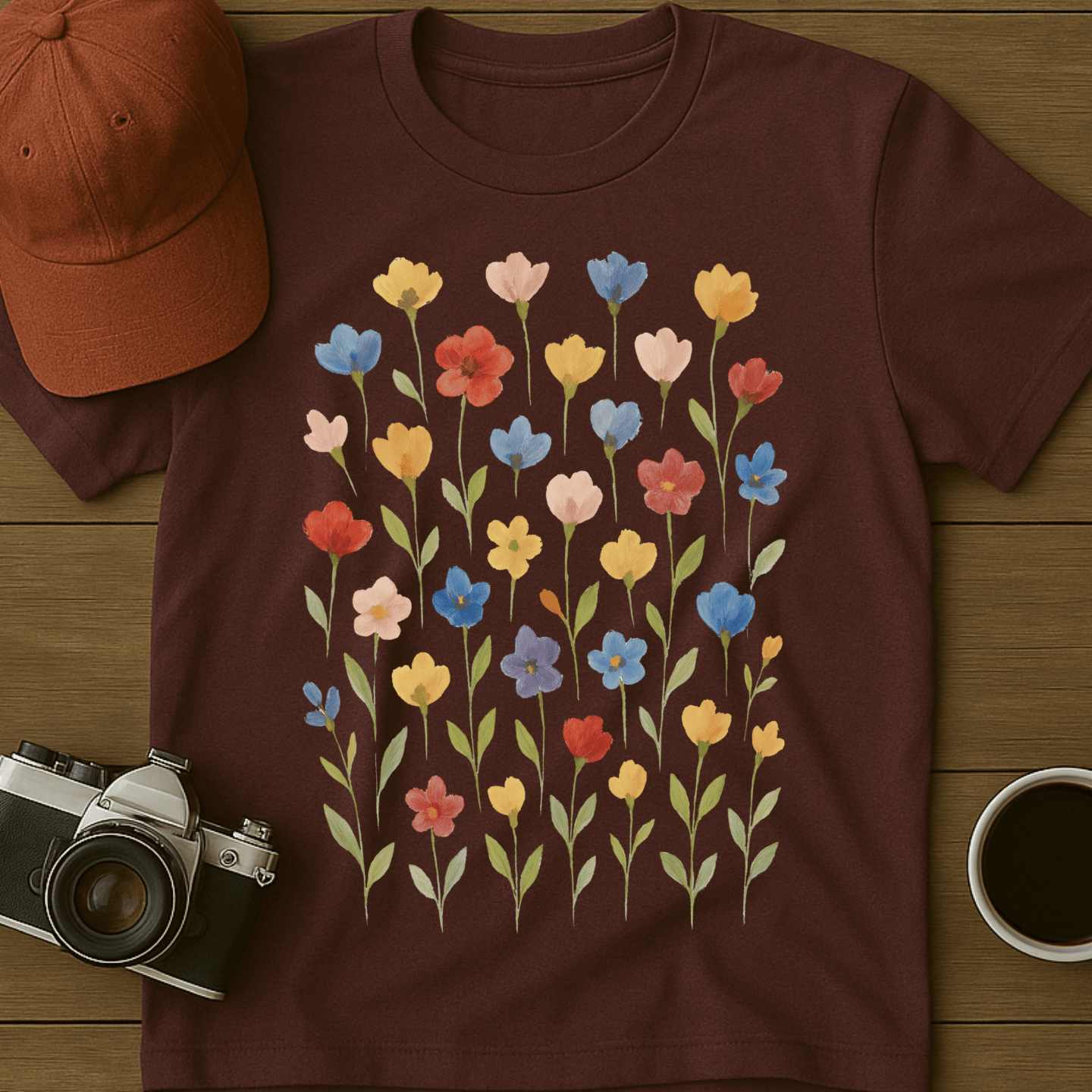 Wildflowers Watercolor III T-Shirt