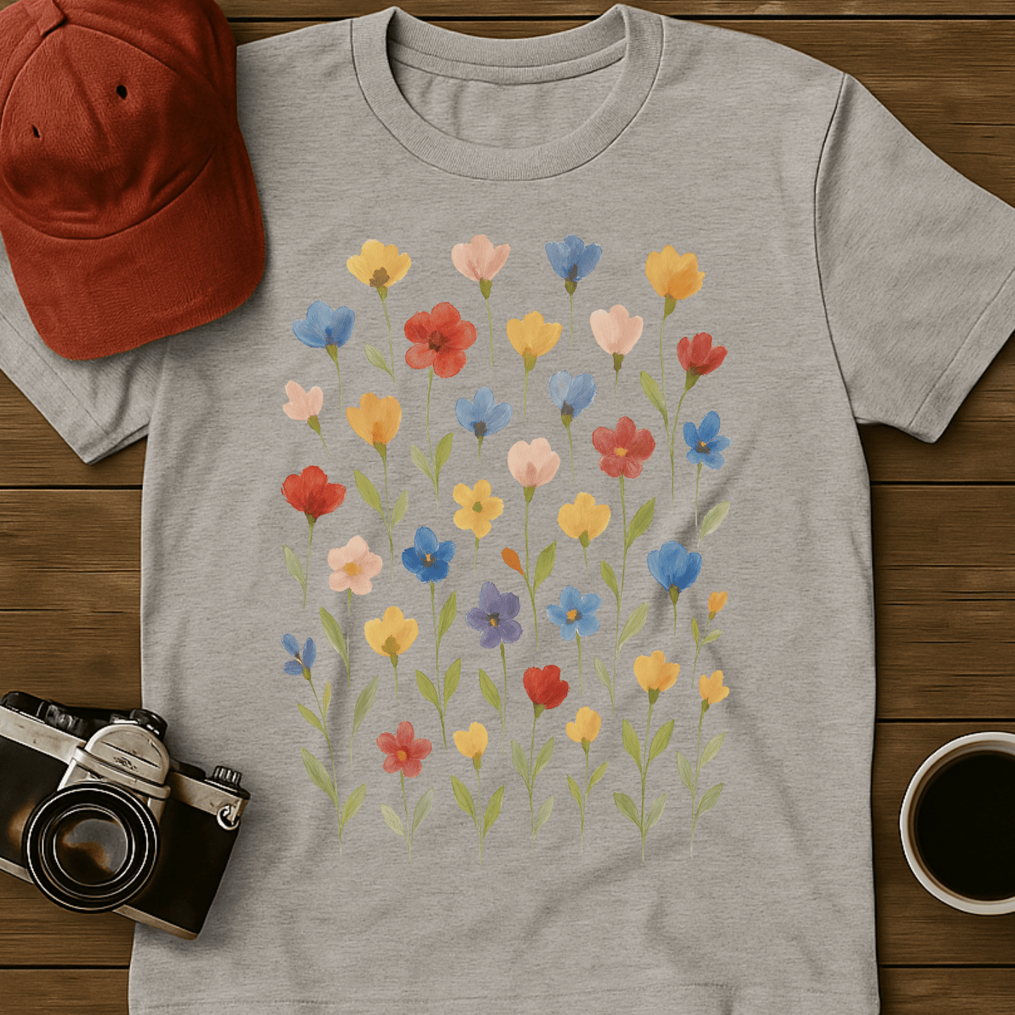 Wildflowers Watercolor III T-Shirt