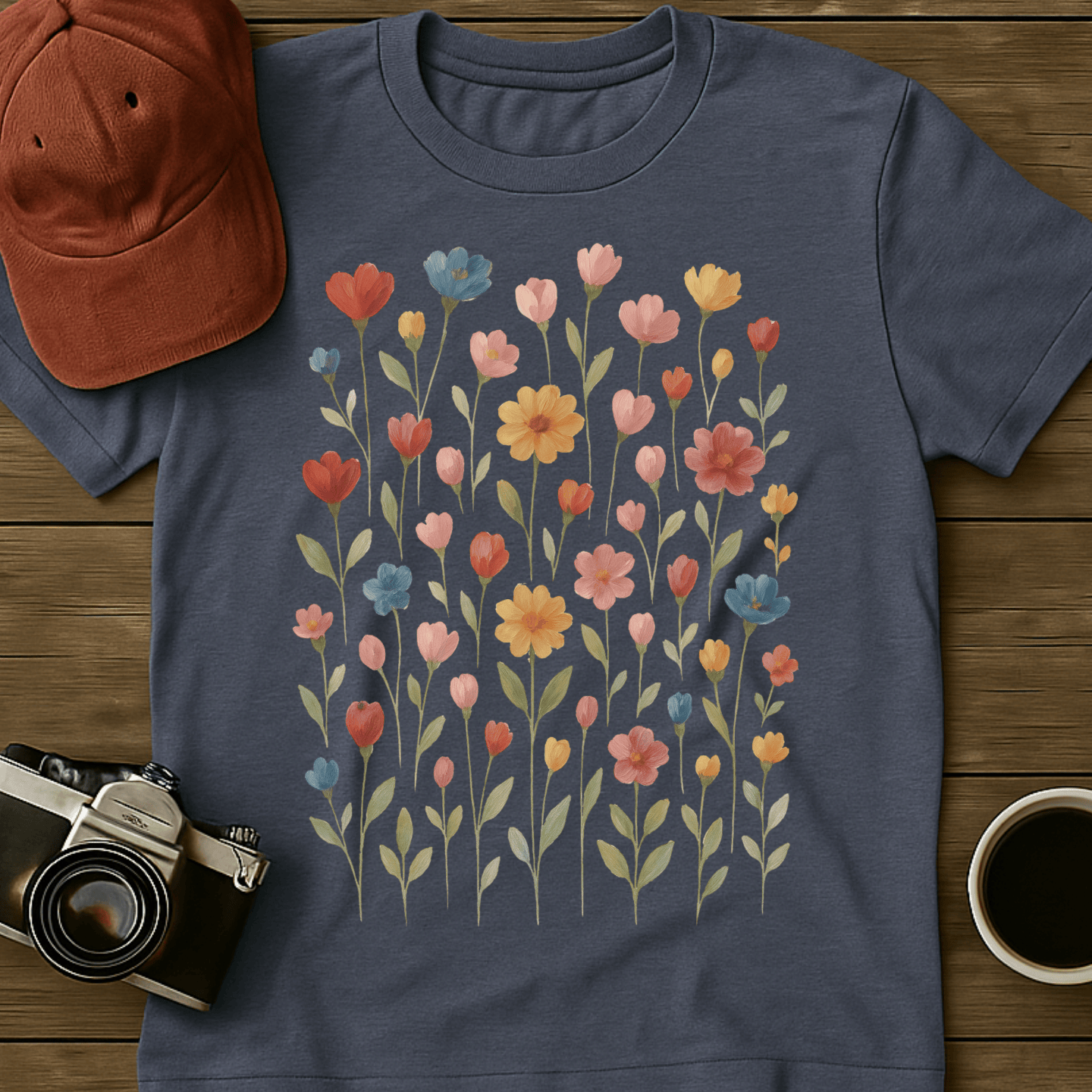 Wildflowers Watercolor IV T-Shirt