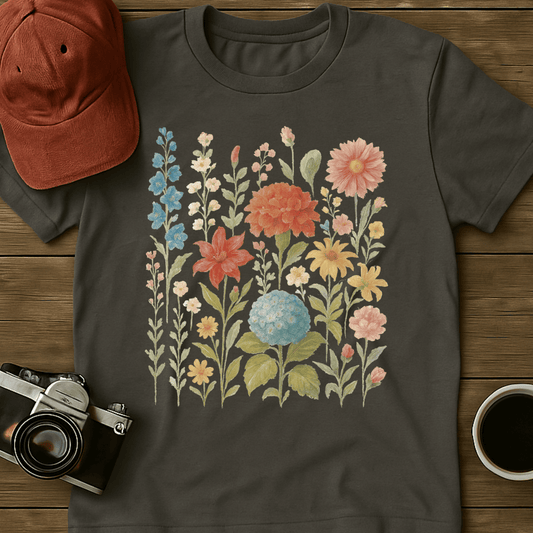 Whimsical Wildflowers I T-Shirt