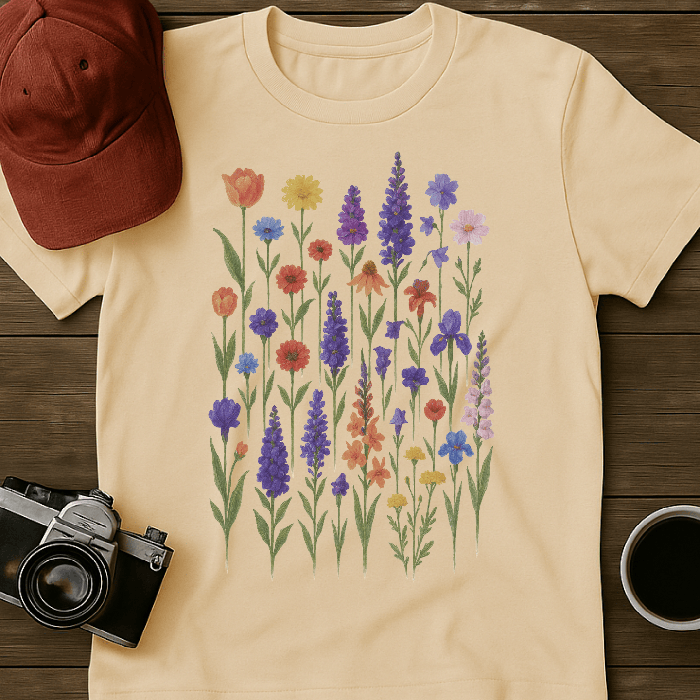 Whimsical Wildflowers II T-Shirt