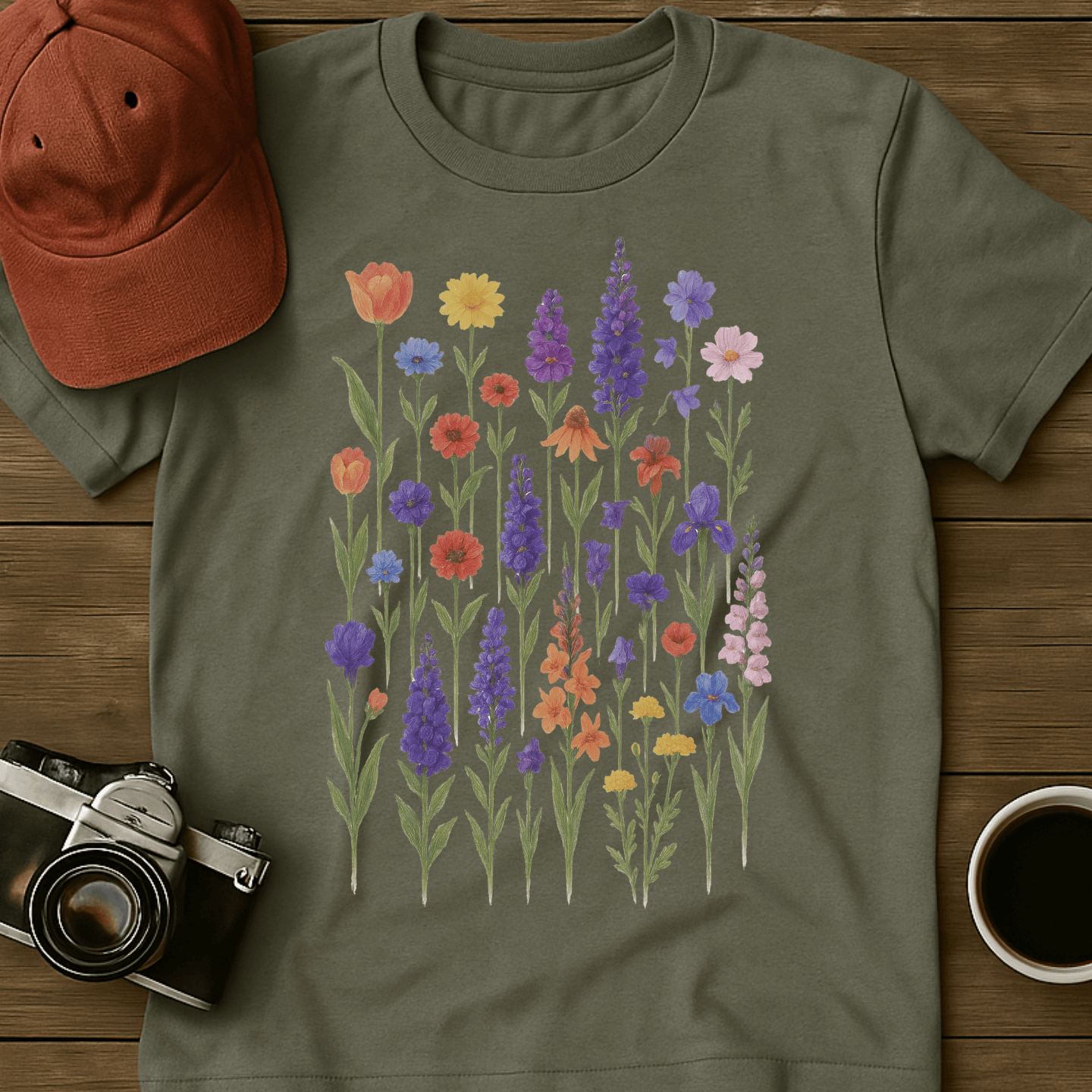 Whimsical Wildflowers II T-Shirt