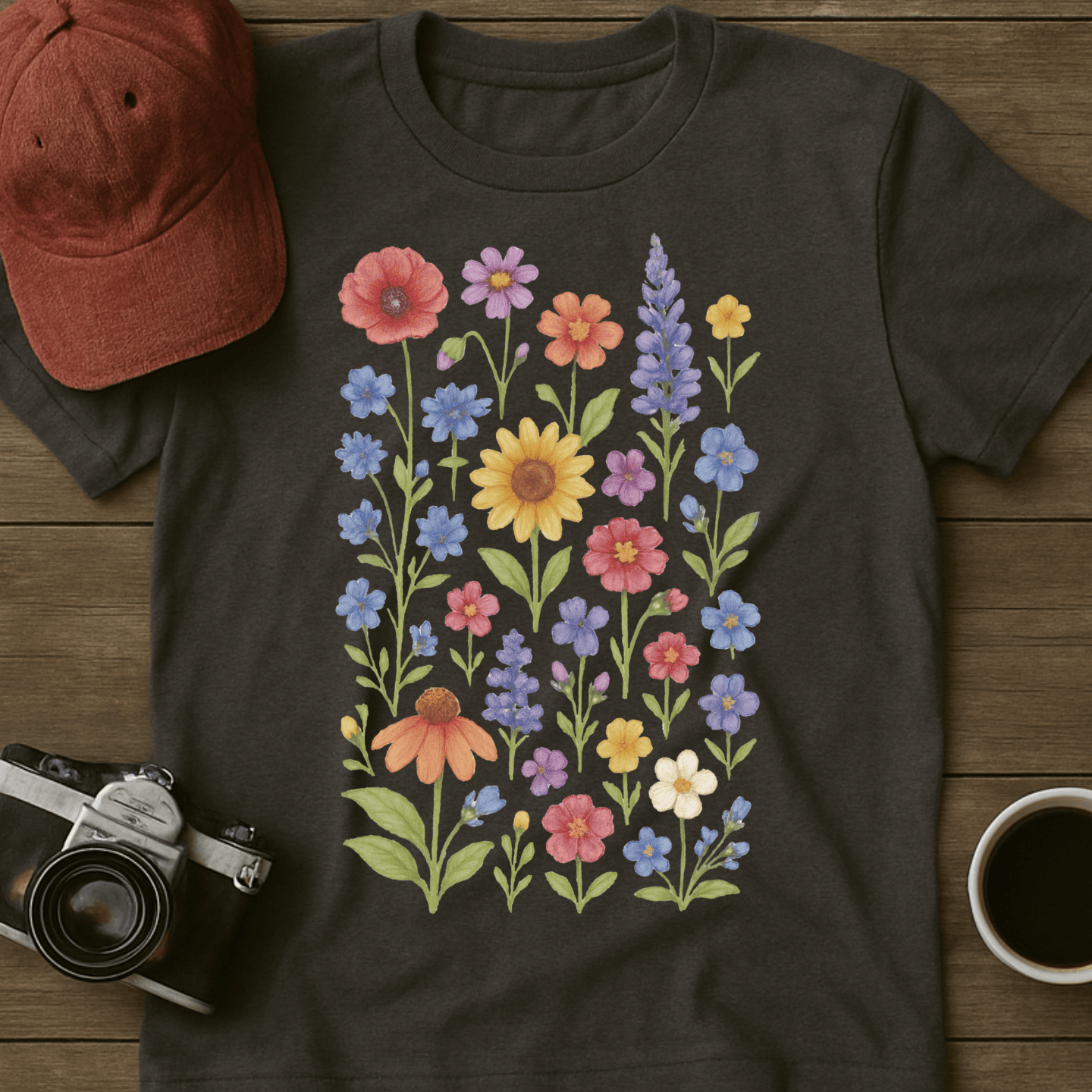 Whimsical Wildflowers III T-Shirt
