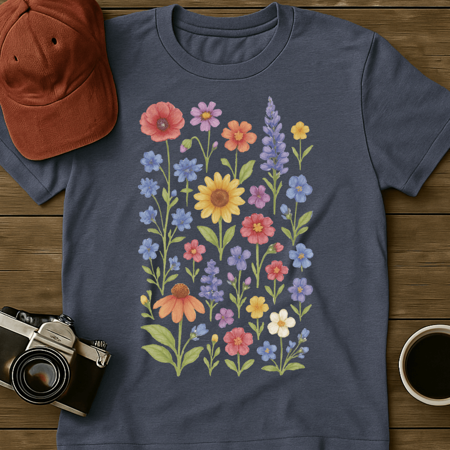 Whimsical Wildflowers III T-Shirt