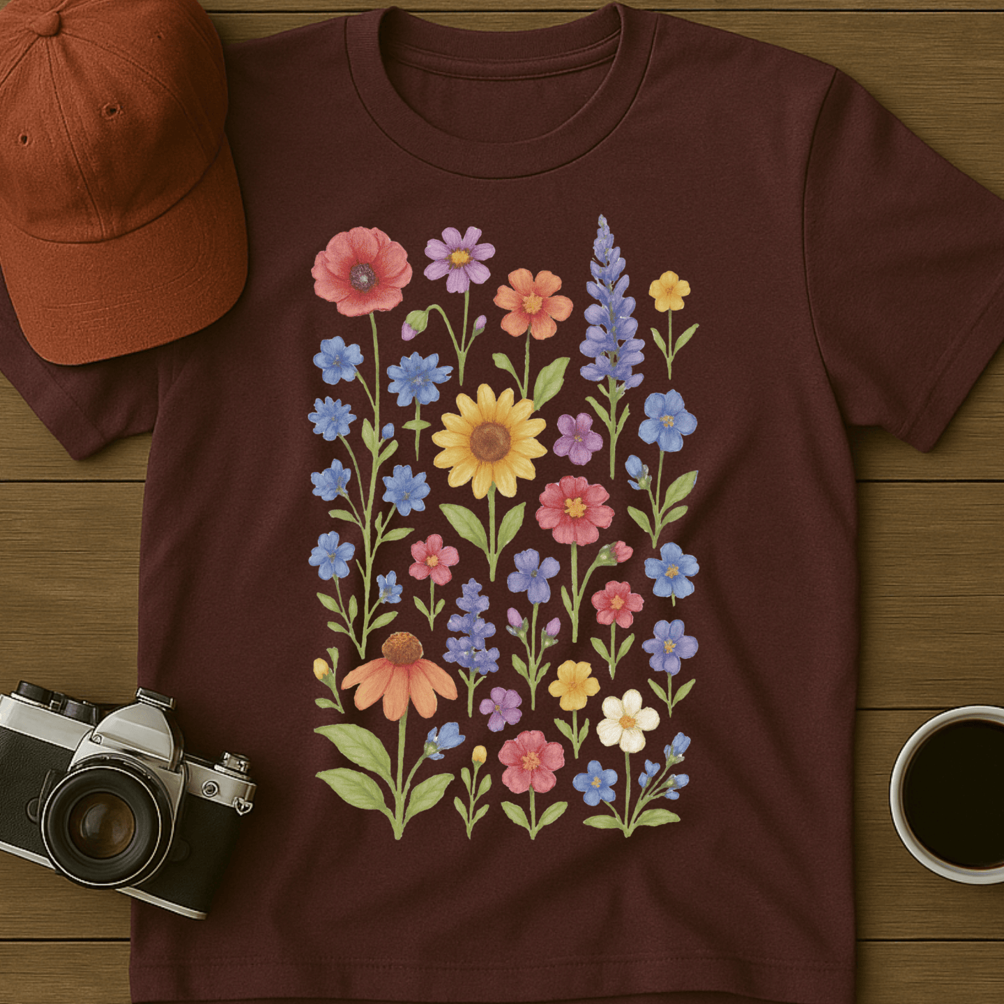 Whimsical Wildflowers III T-Shirt