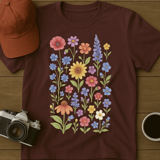 Whimsical Wildflowers III T-Shirt