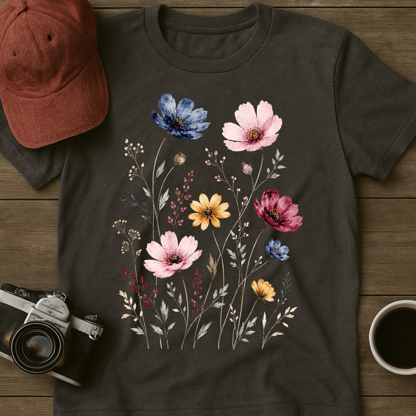 Pressed Wildflowers I T-Shirt