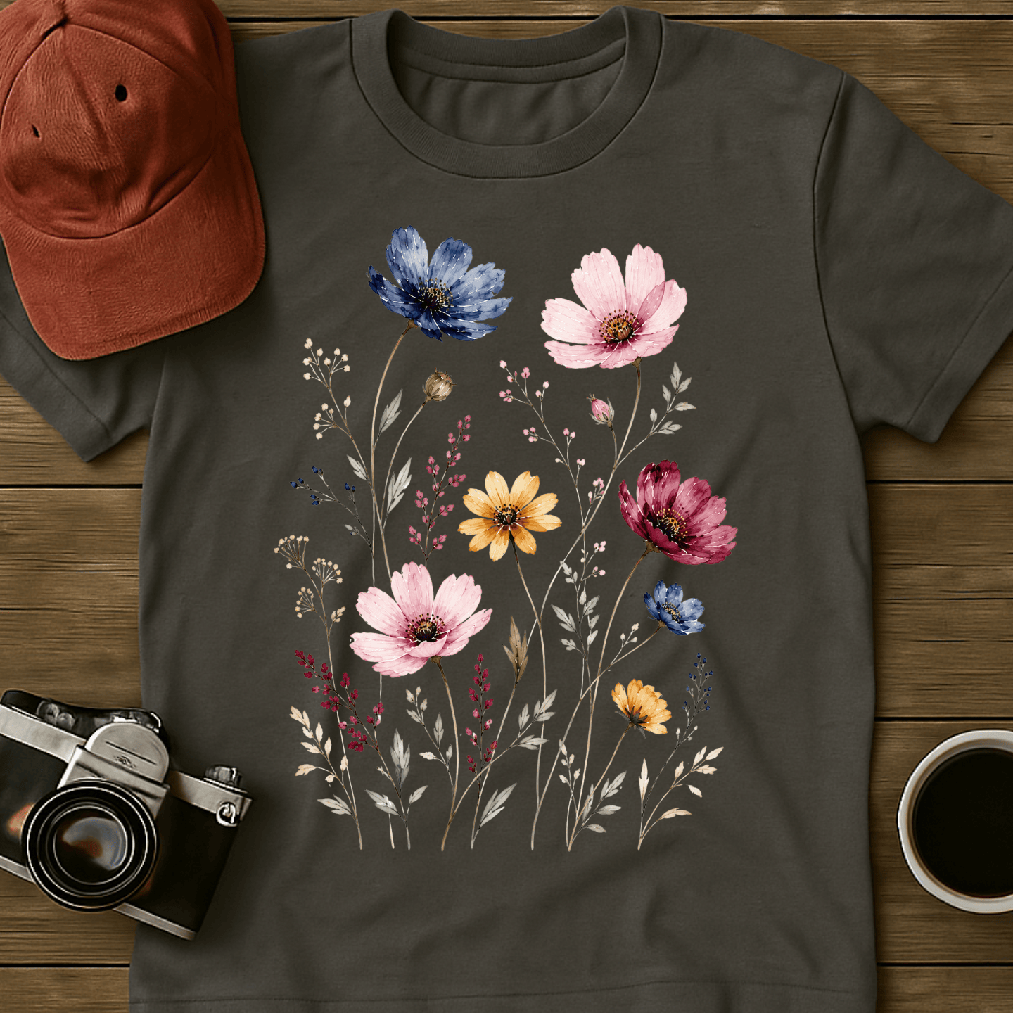 Pressed Wildflowers I T-Shirt