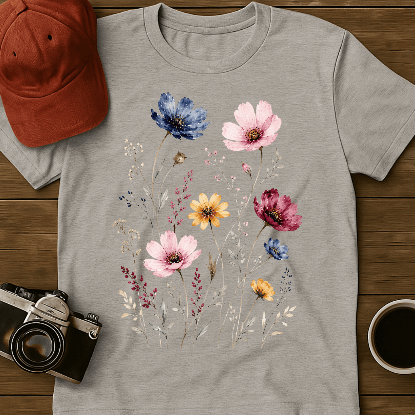 Pressed Wildflowers I T-Shirt