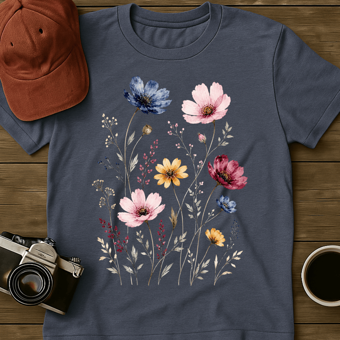 Pressed Wildflowers I T-Shirt