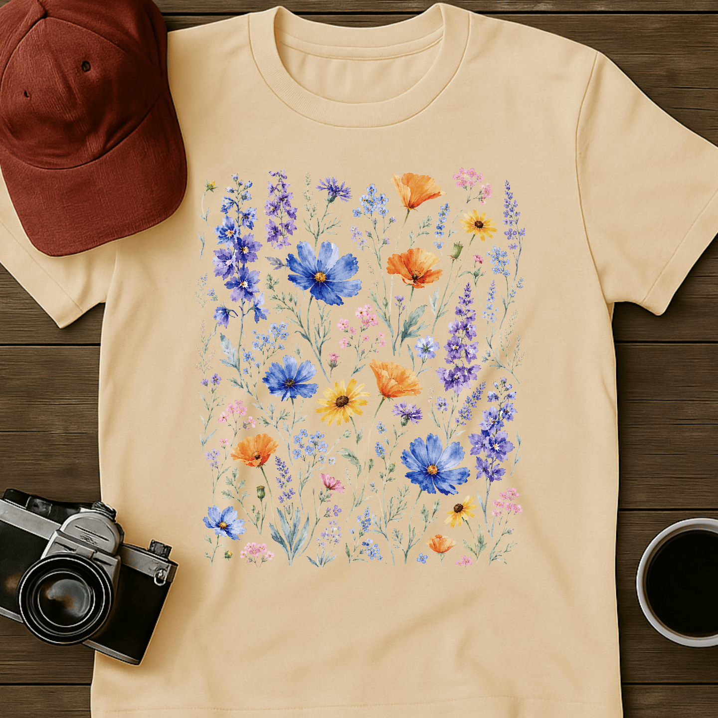 Pressed Wildflowers III T-Shirt