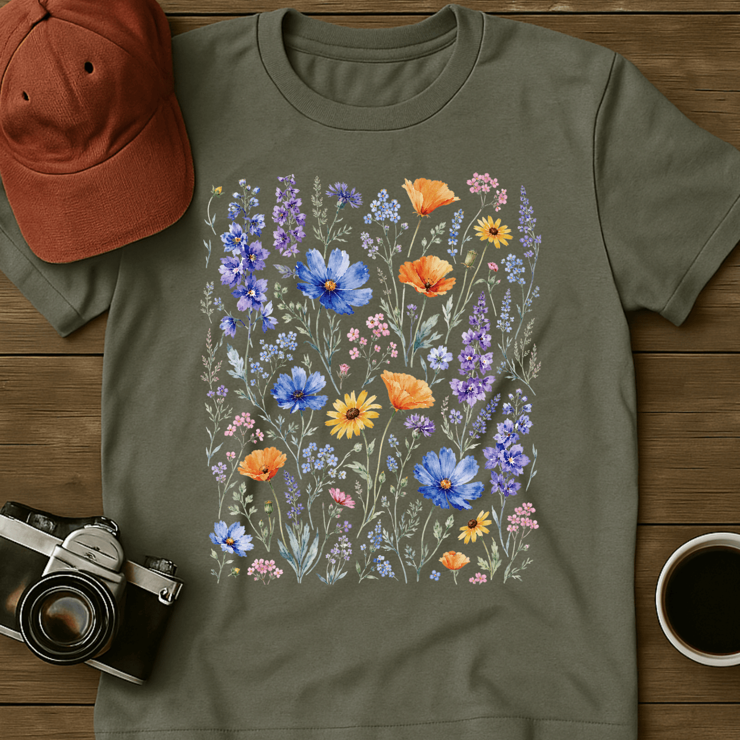 Pressed Wildflowers III T-Shirt