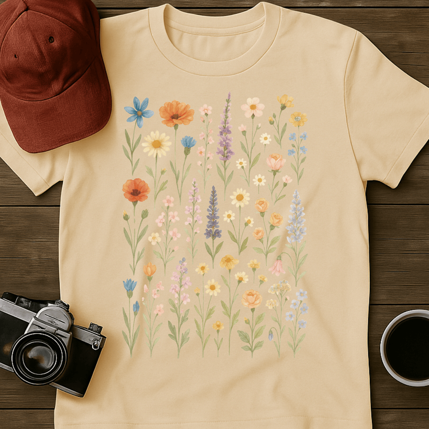 Pastel Wildflowers III T-Shirt