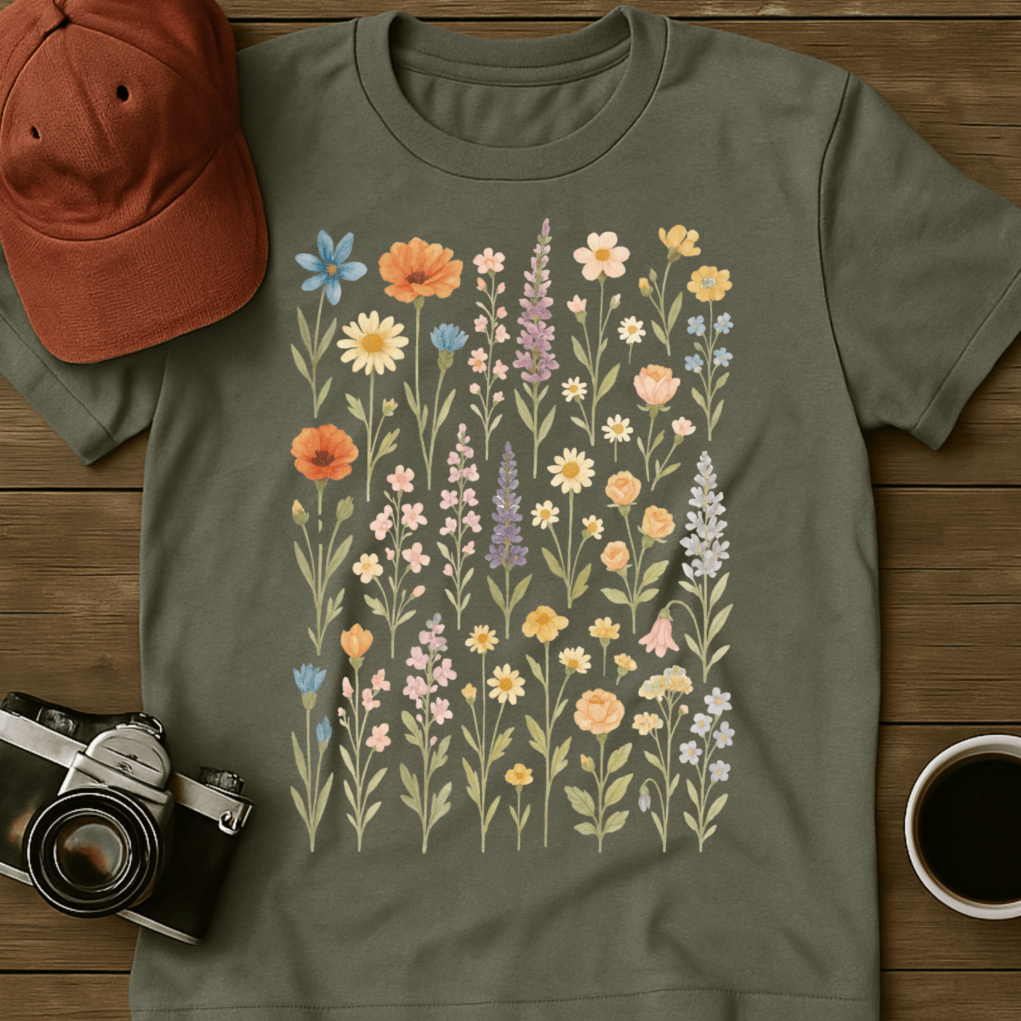 Pastel Wildflowers III T-Shirt