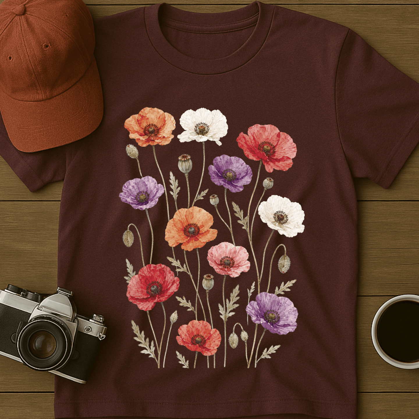 Pressed Poppies T-Shirt