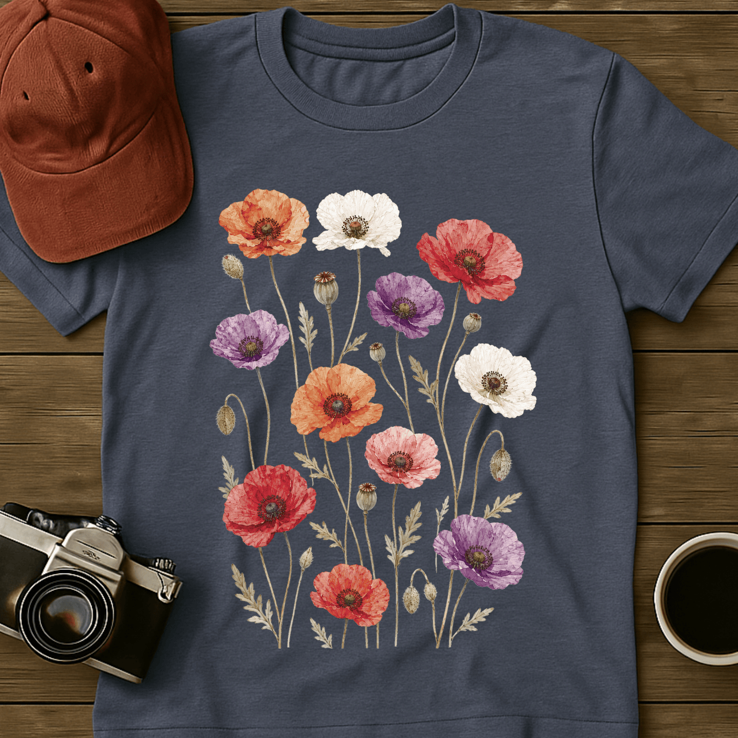 Pressed Poppies T-Shirt
