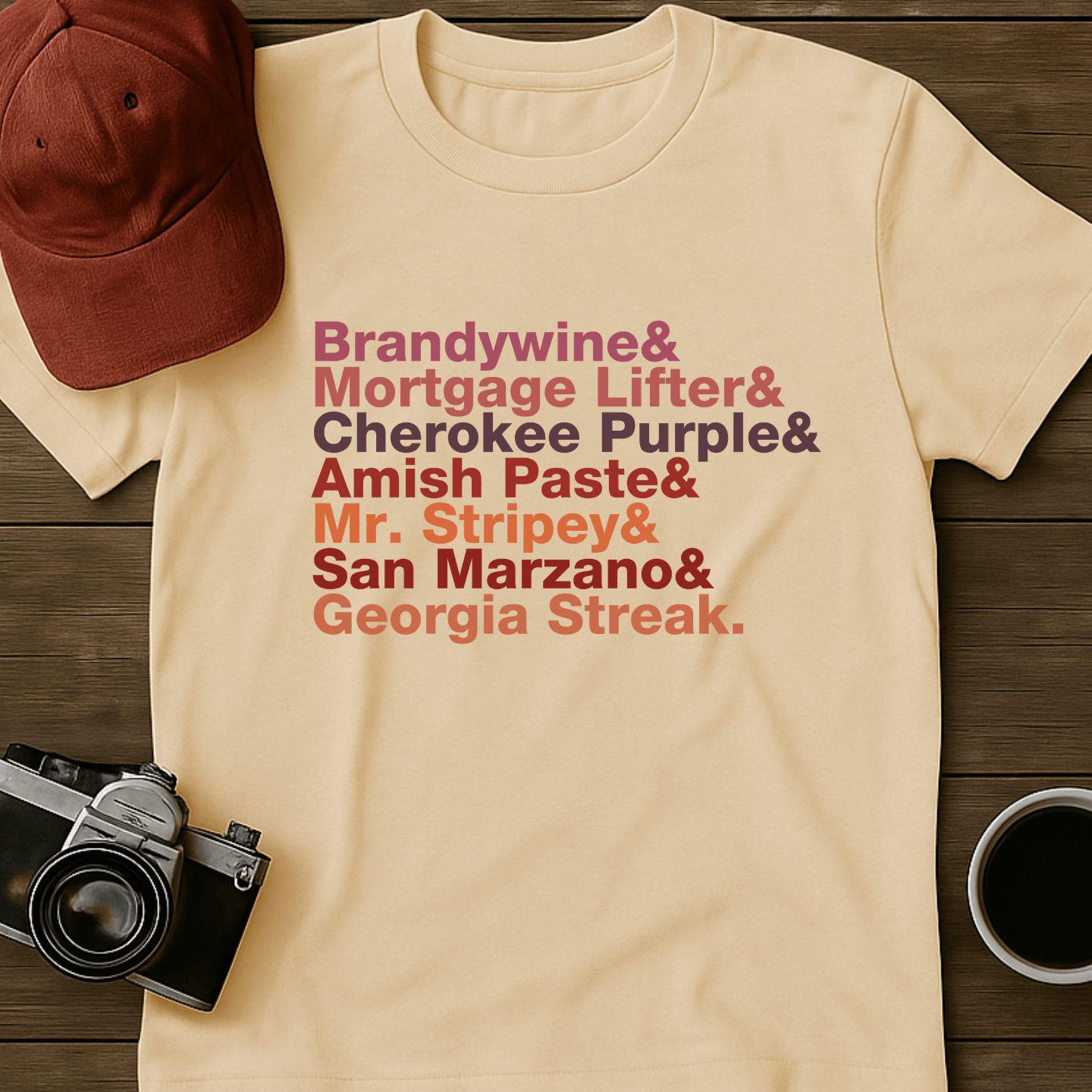 Heirloom Tomato Colors T-Shirt
