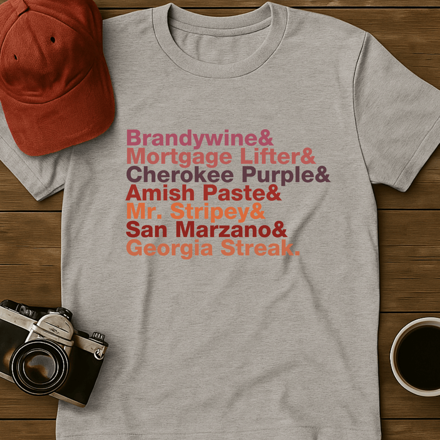 Heirloom Tomato Colors T-Shirt