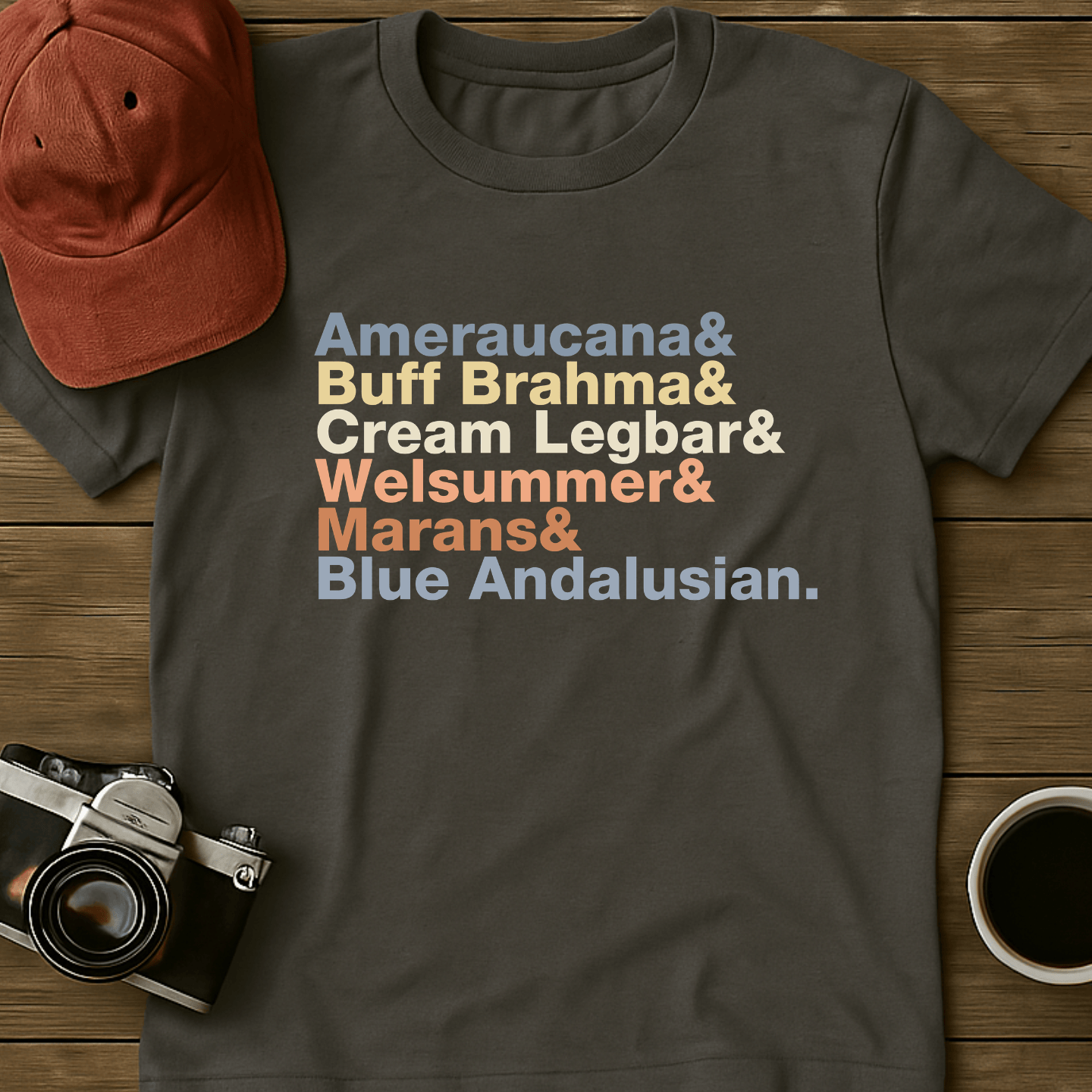 Colorful Backyard Breeds II T-Shirt