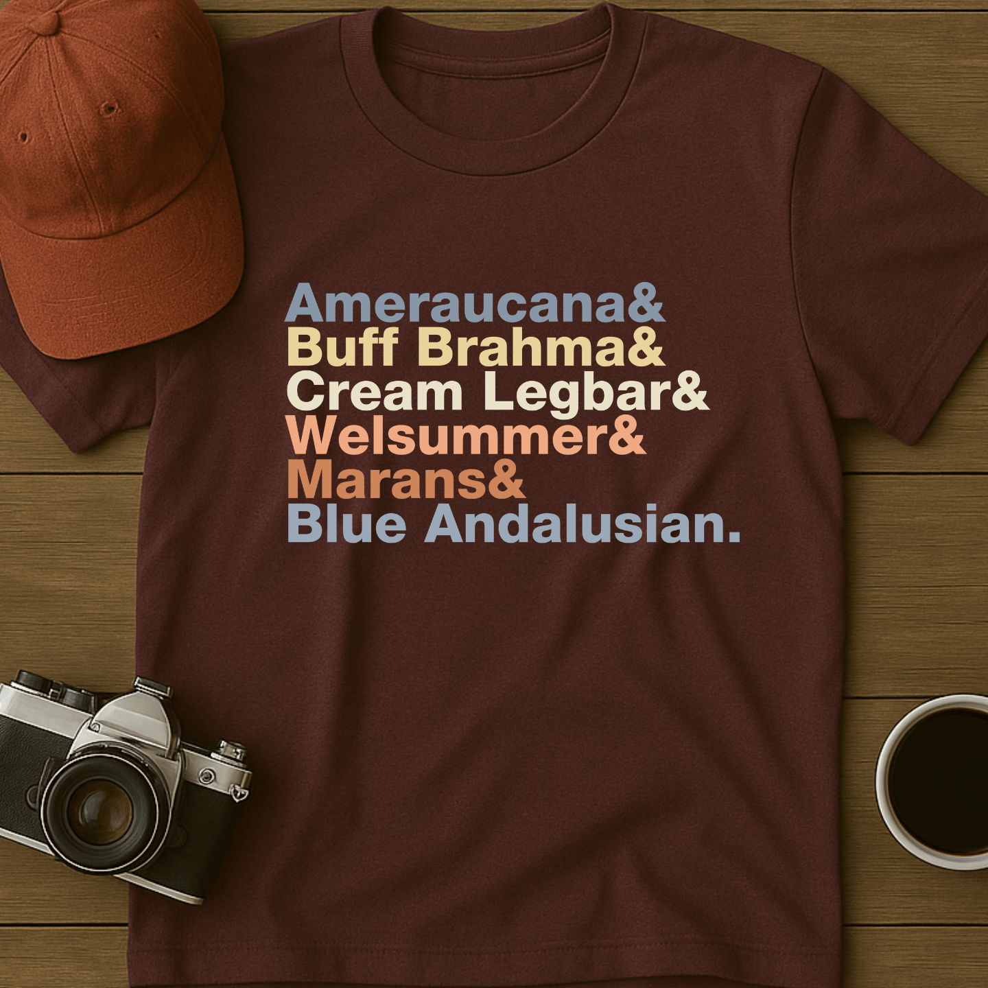Colorful Backyard Breeds II T-Shirt