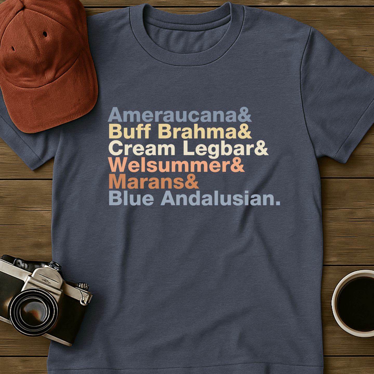 Colorful Backyard Breeds II T-Shirt