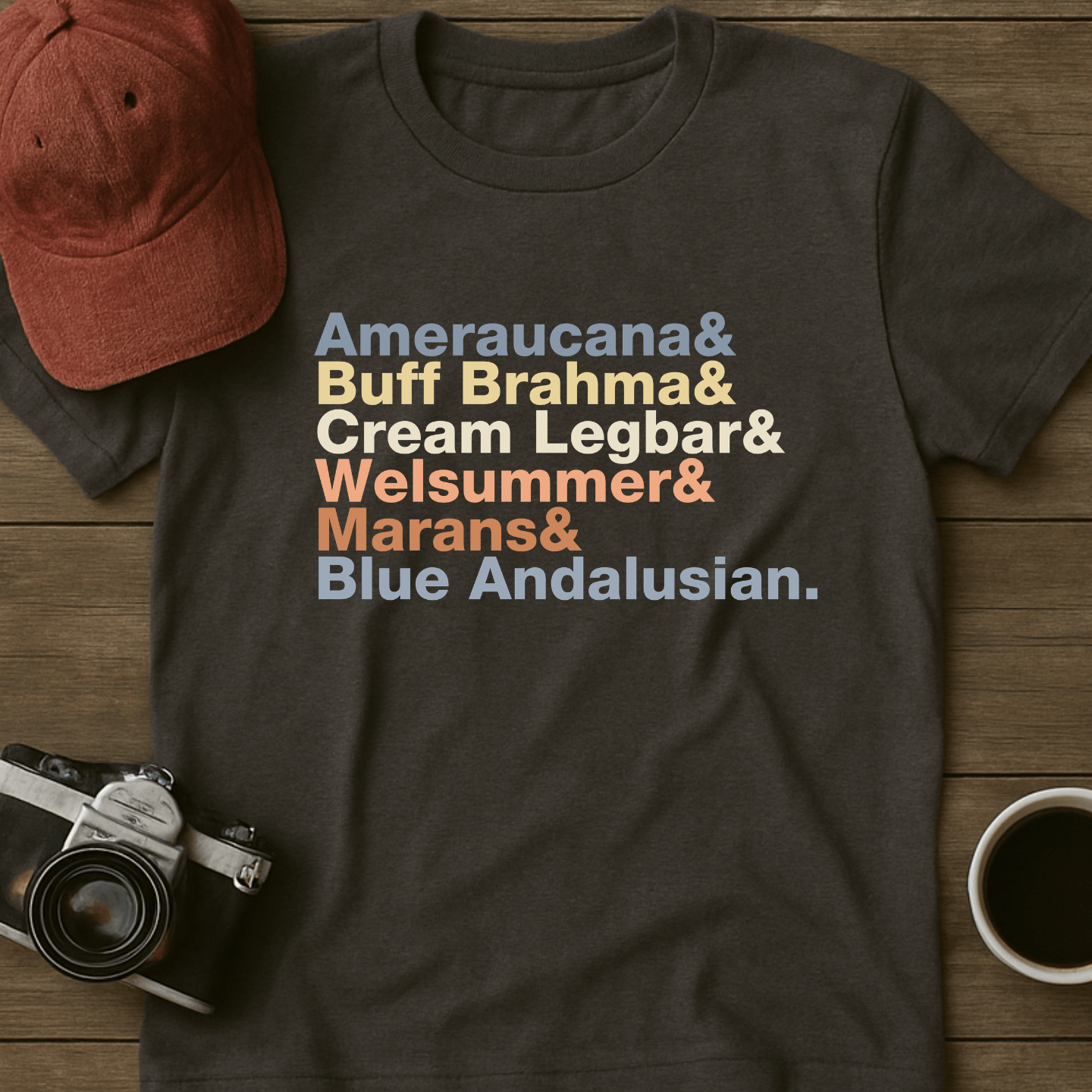 Colorful Backyard Breeds II T-Shirt
