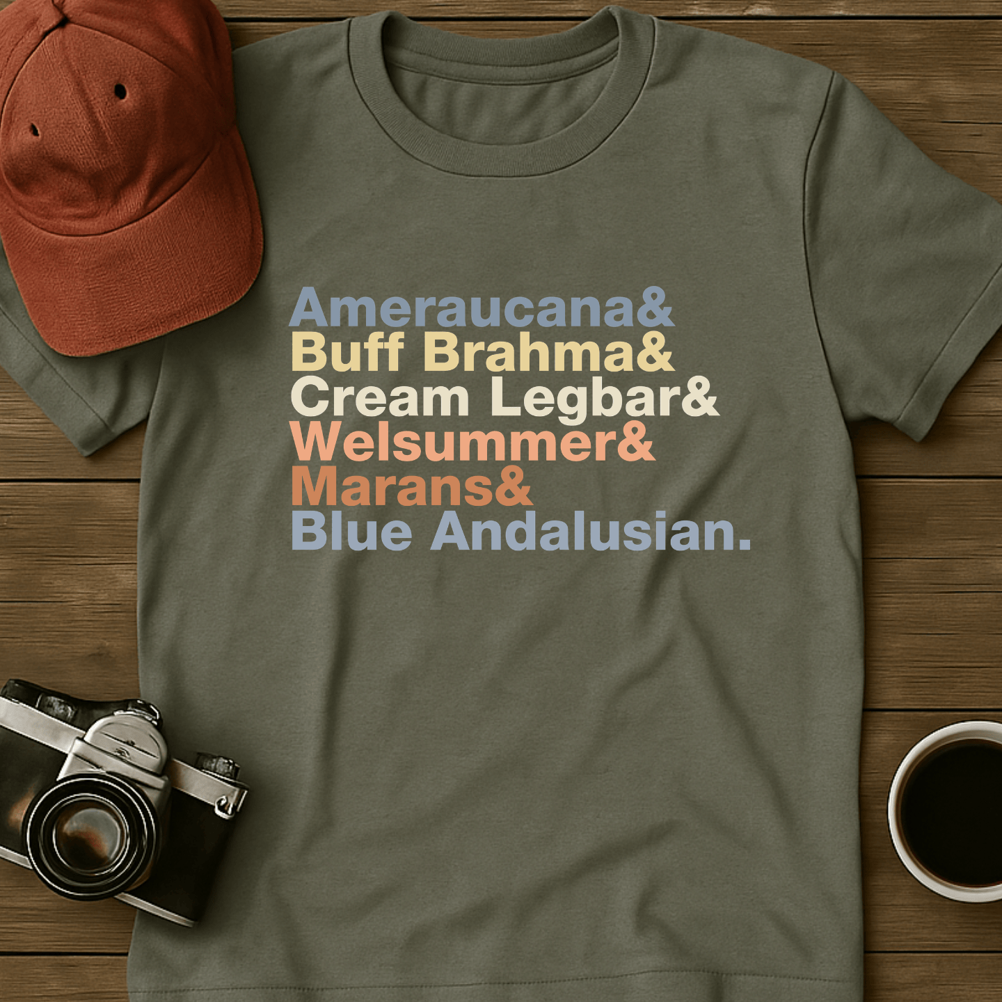 Colorful Backyard Breeds II T-Shirt