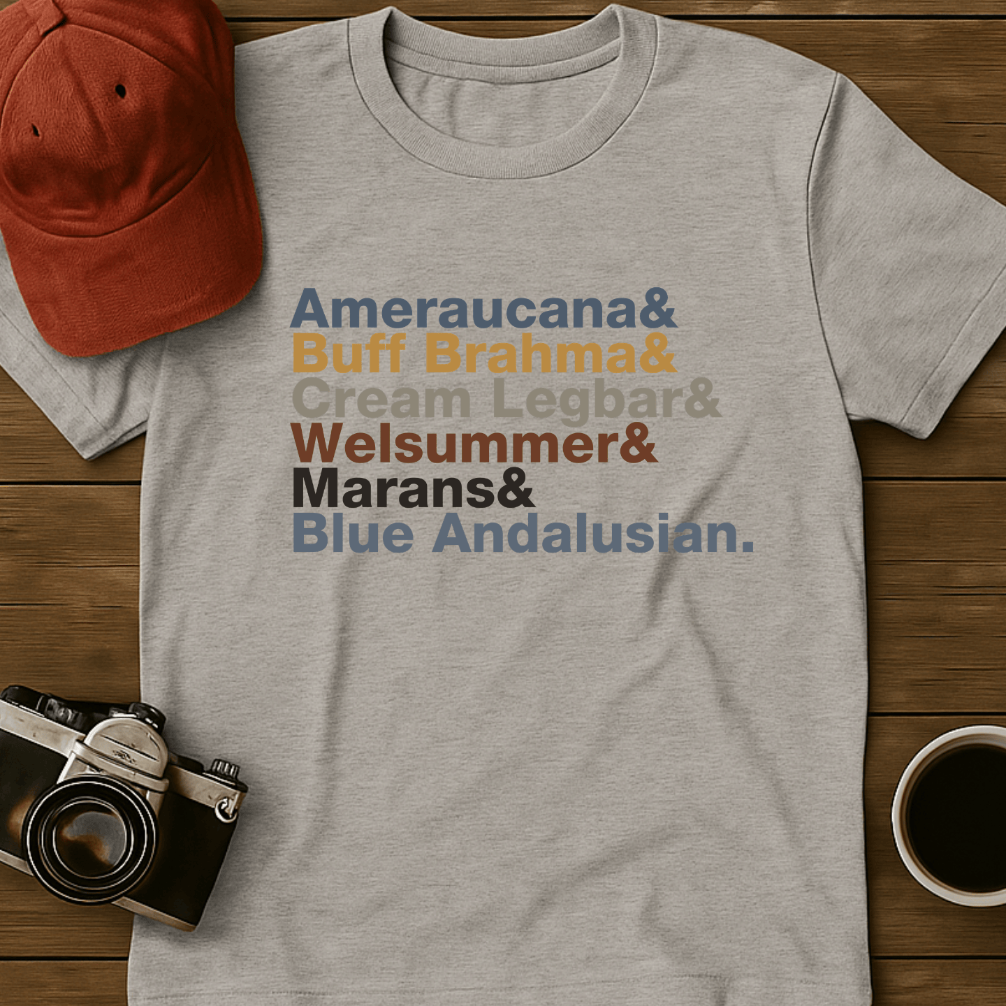 Colorful Backyard Breeds II T-Shirt