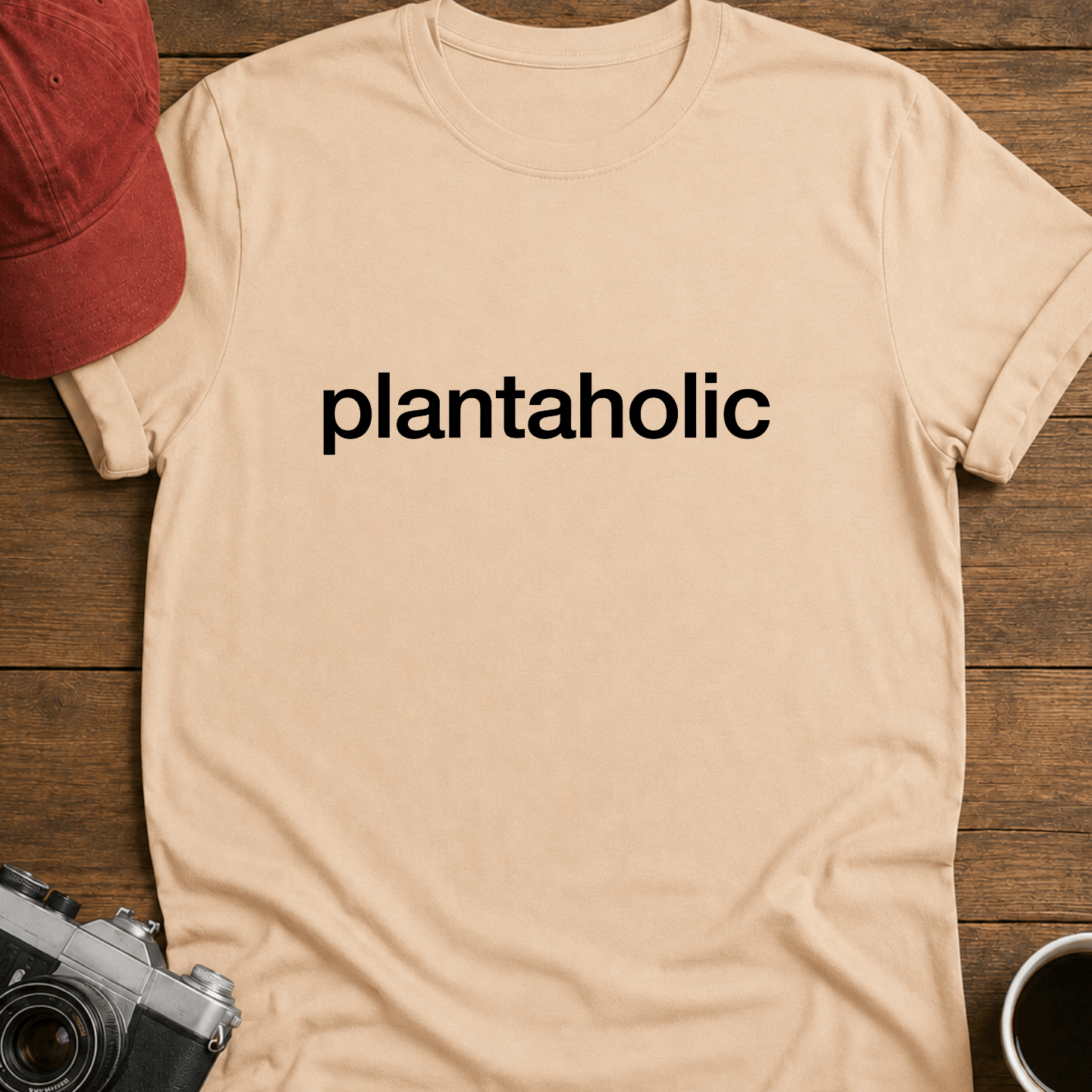 Plantaholic Text T-Shirt