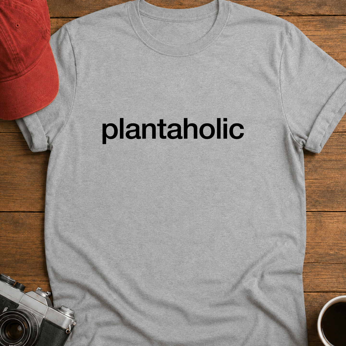 Plantaholic Text T-Shirt