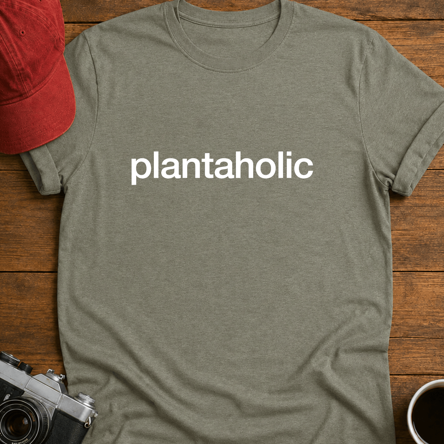 Plantaholic Text T-Shirt
