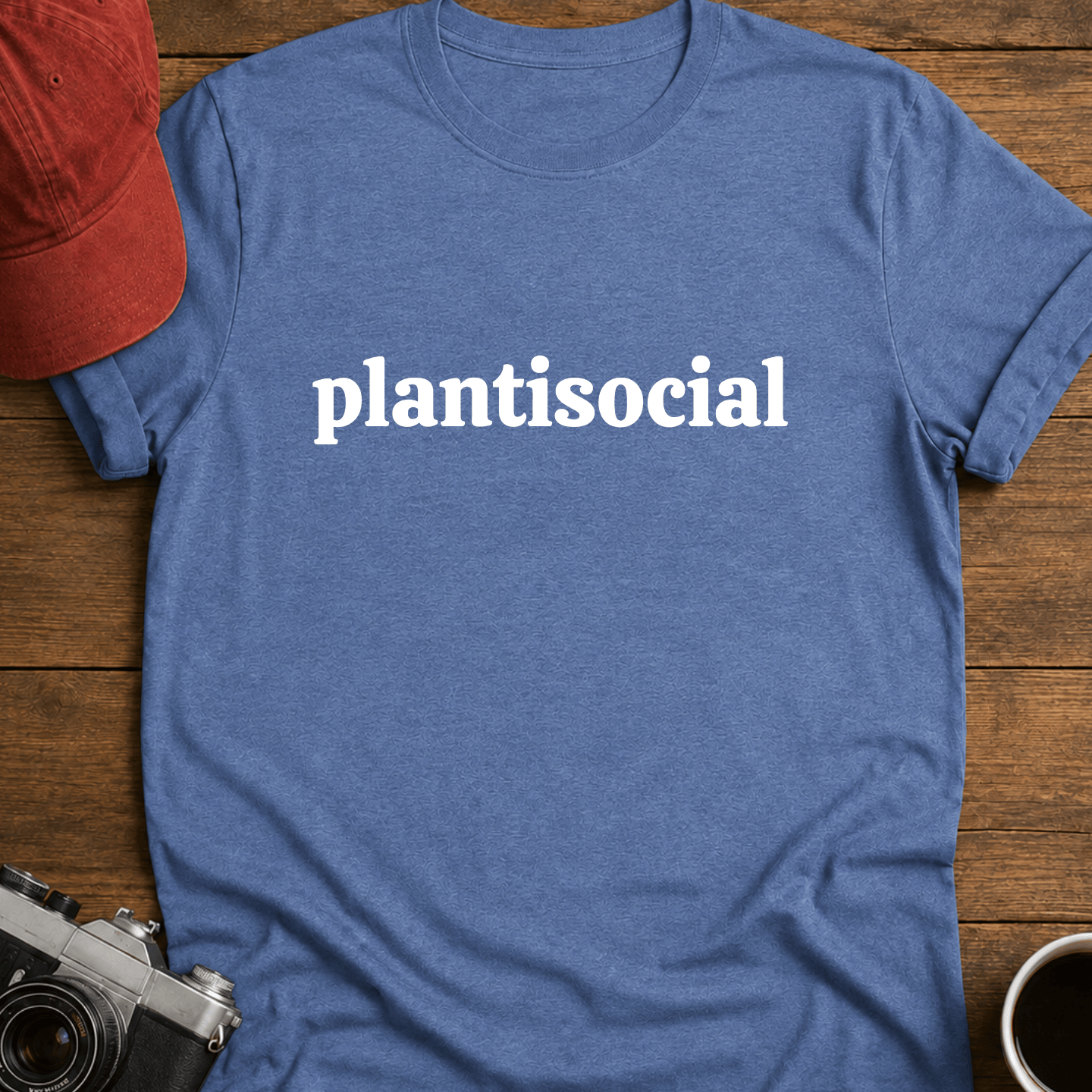 Plantisocial Text T-Shirt