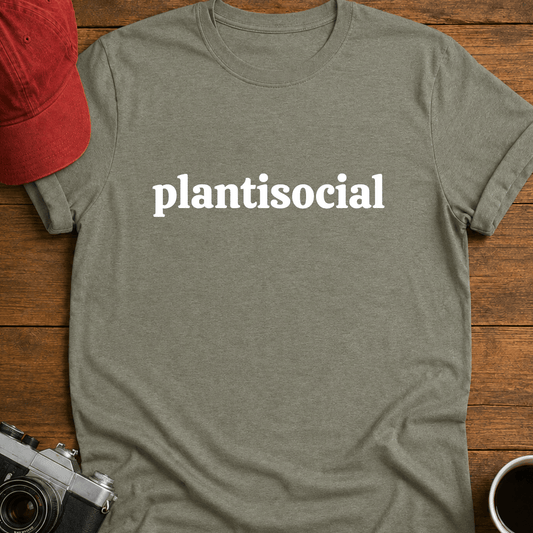 Plantisocial Text T-Shirt