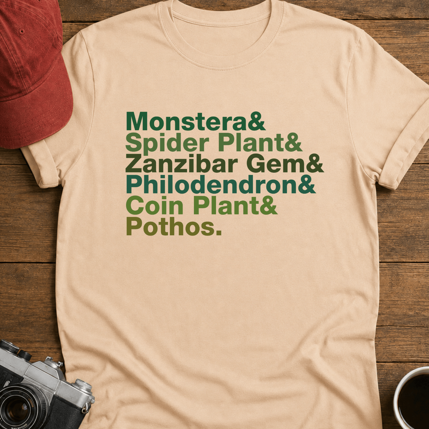 The Houseplants In Color T-Shirt