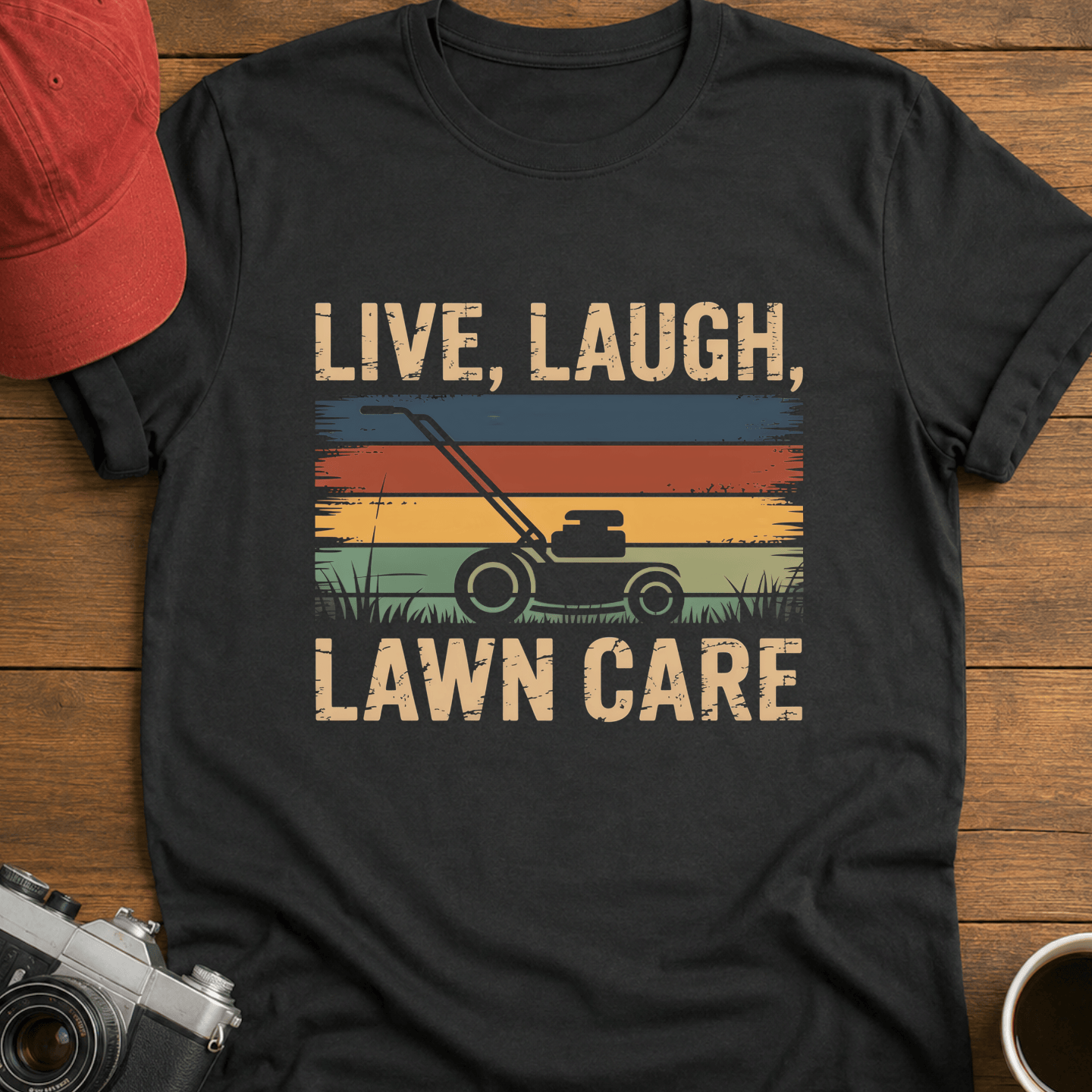 Live, Laugh, Lawn Care I T-Shirt