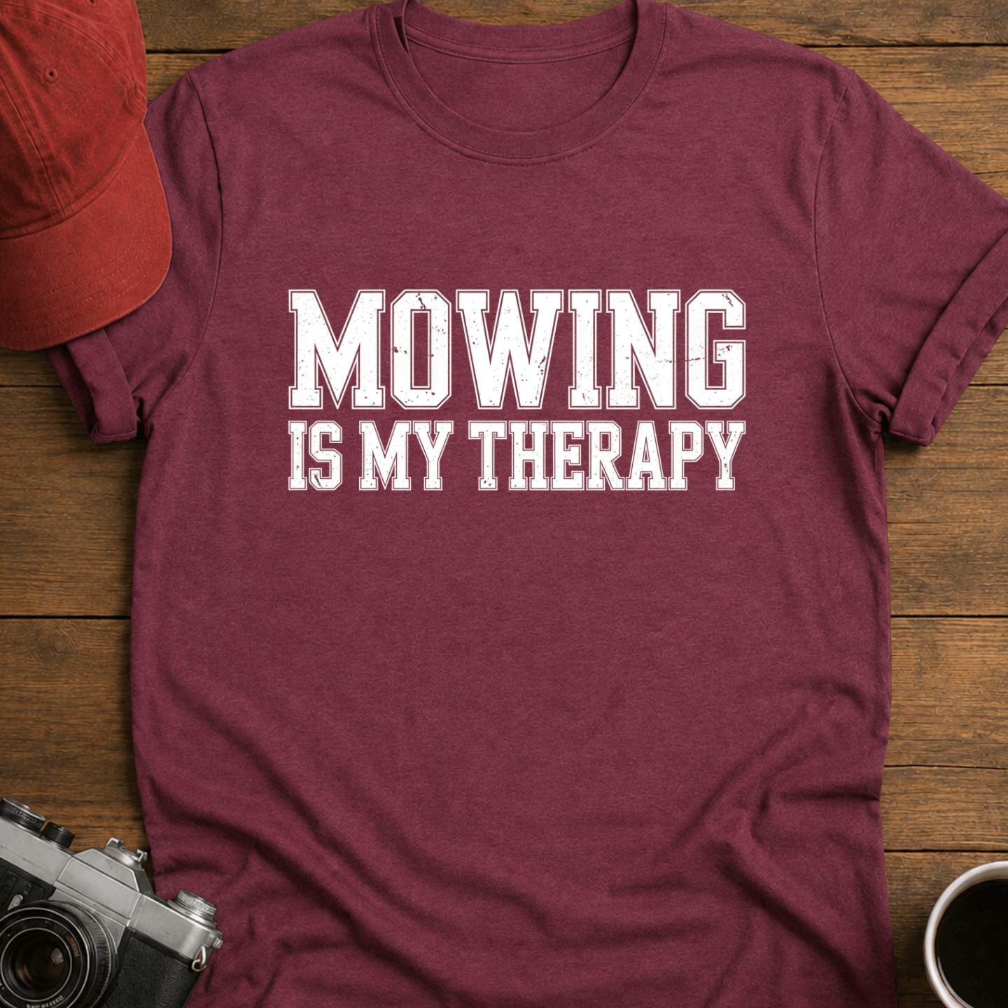 Mowing Is My Therapy T-Shirt