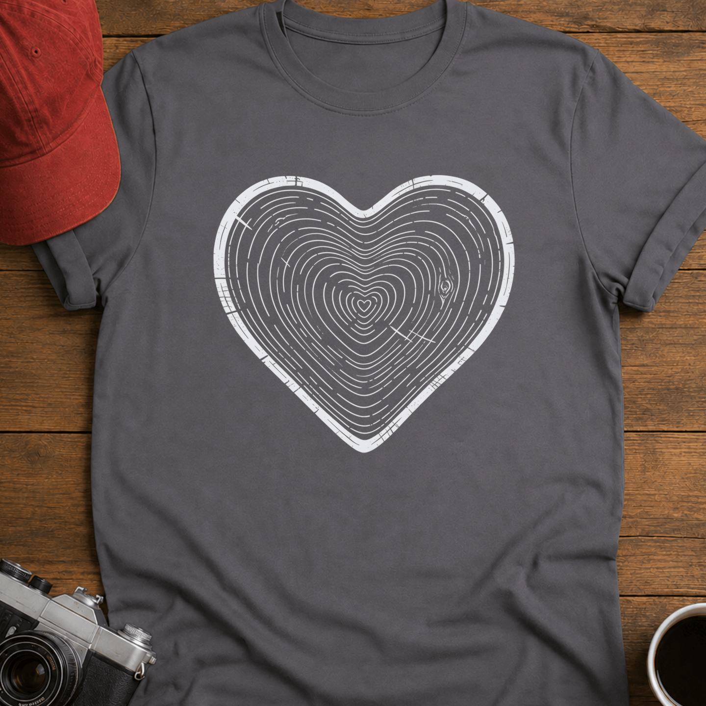 Tree Ring Heart T-Shirt