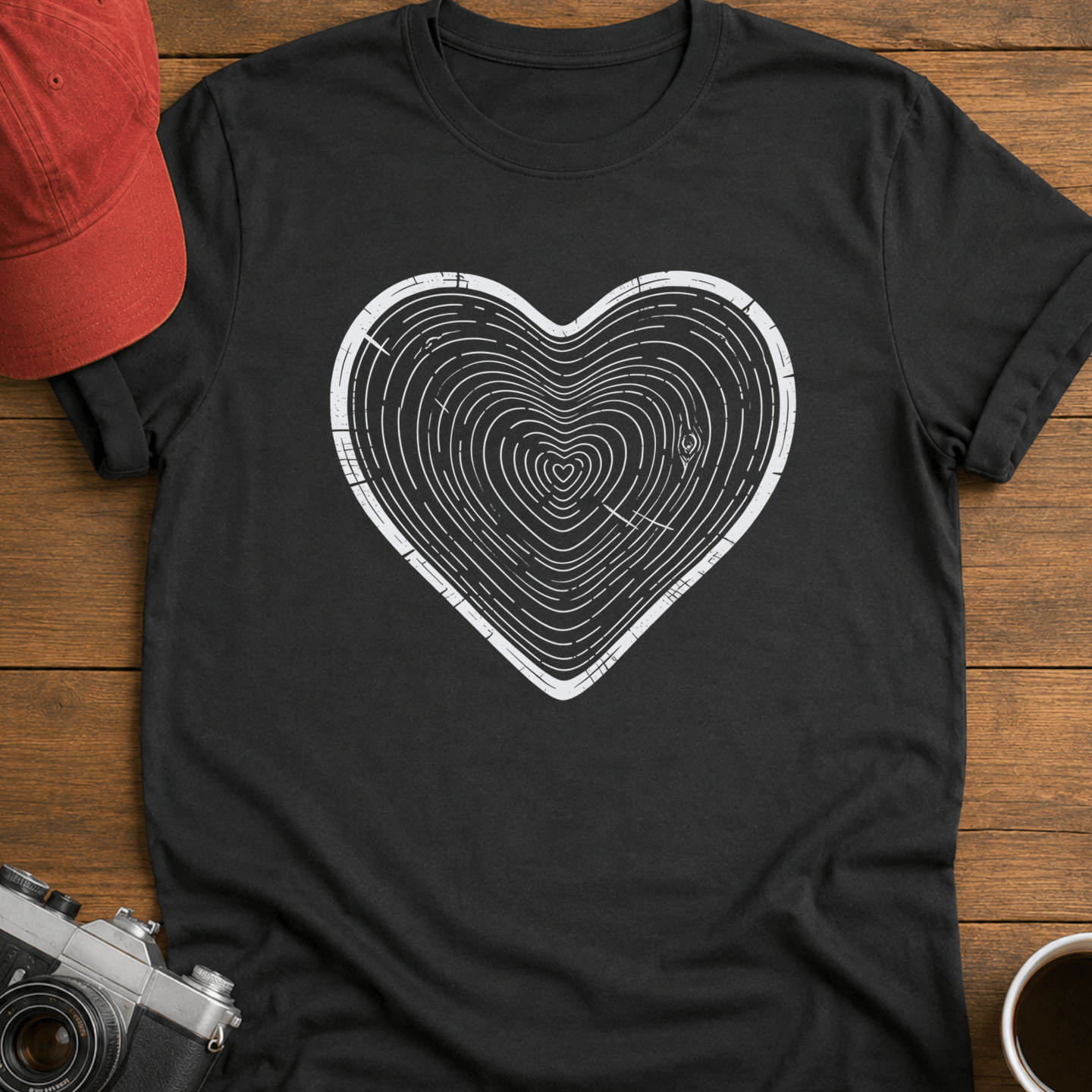 Tree Ring Heart T-Shirt