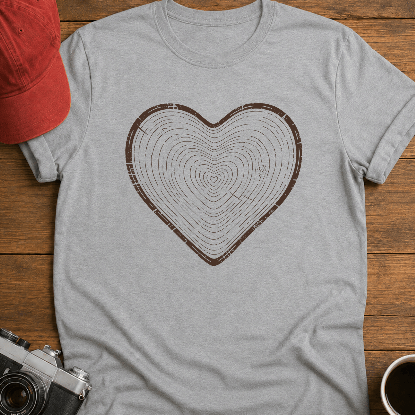 Tree Ring Heart T-Shirt