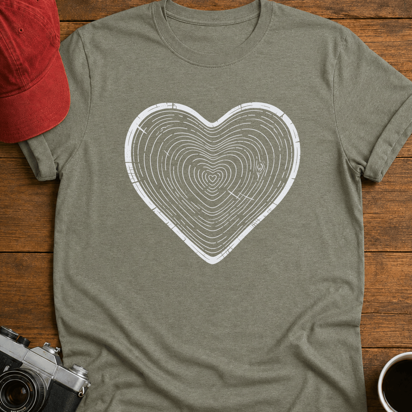 Tree Ring Heart T-Shirt