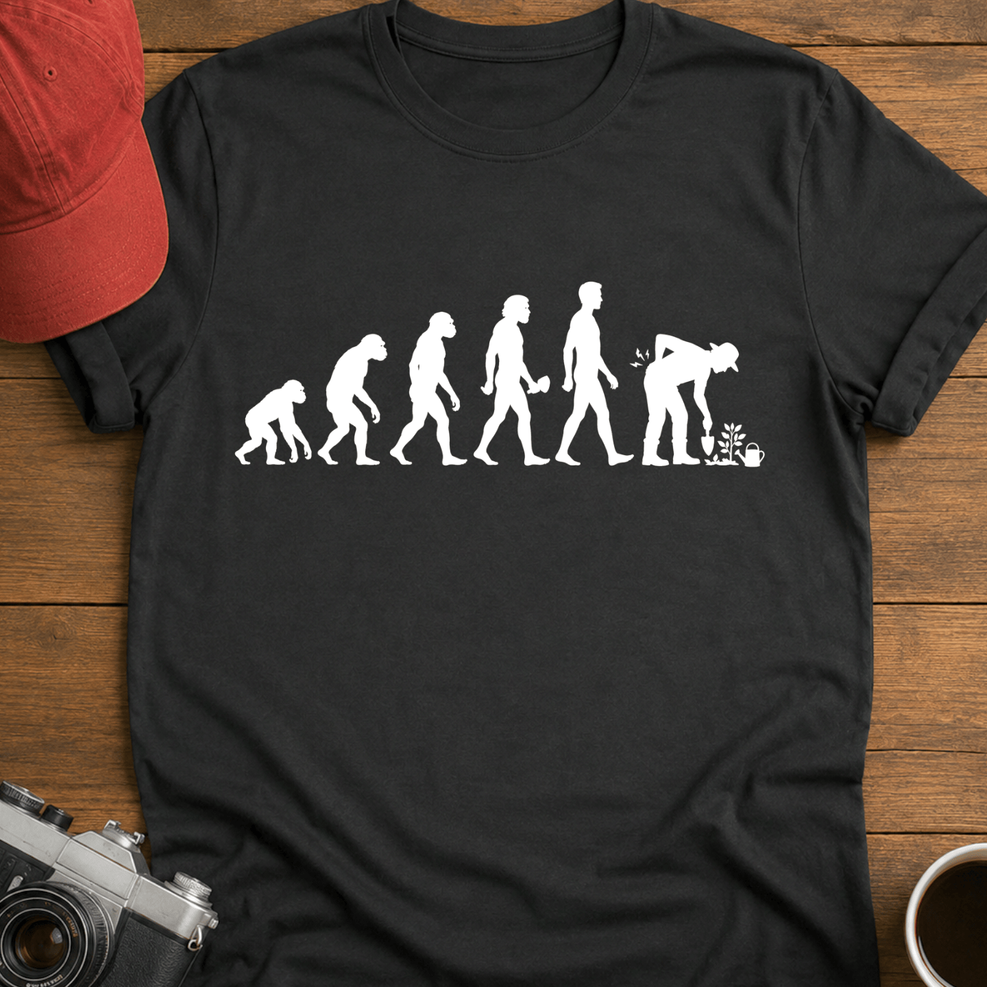 Evolution of a Gardener T-Shirt
