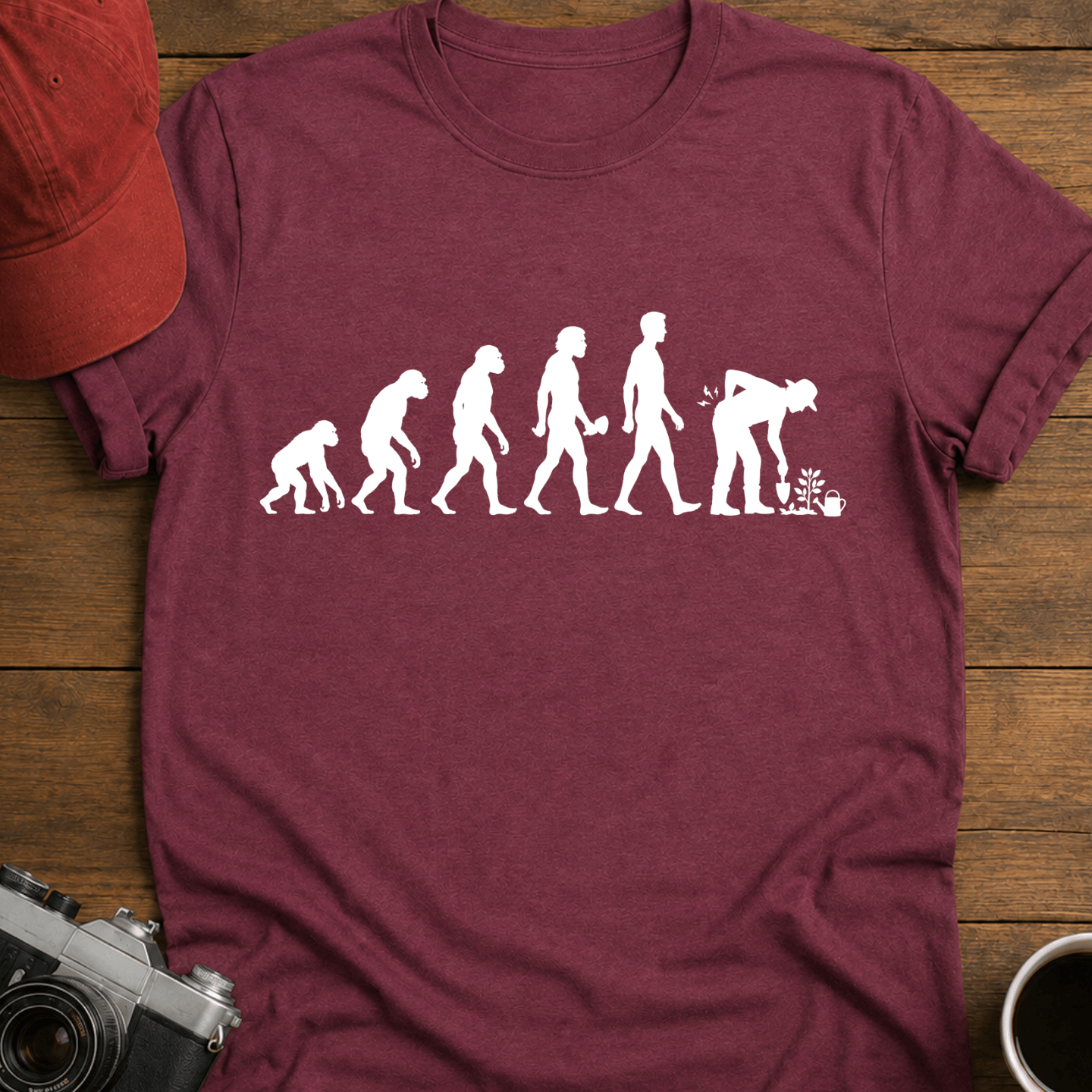 Evolution of a Gardener T-Shirt