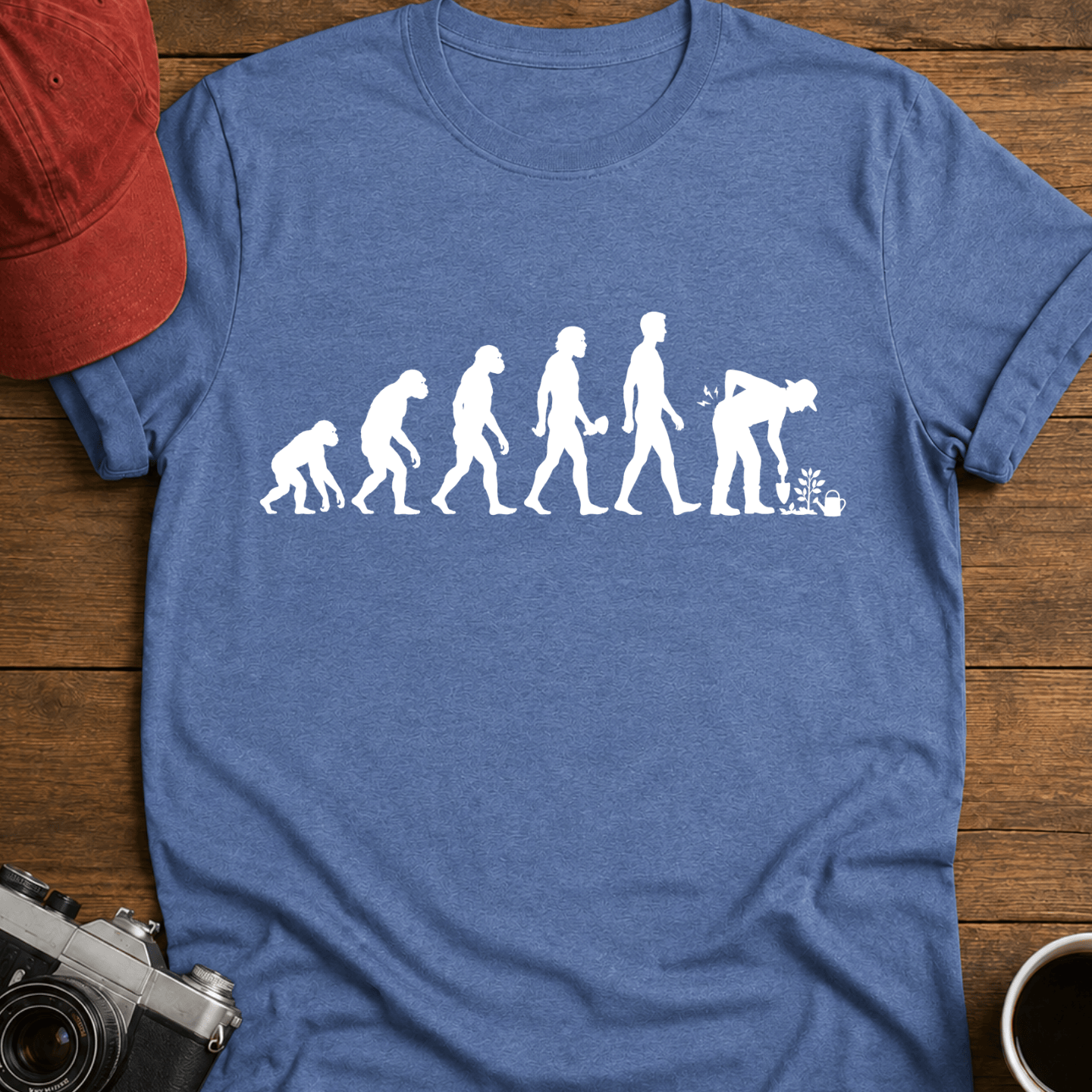 Evolution of a Gardener T-Shirt