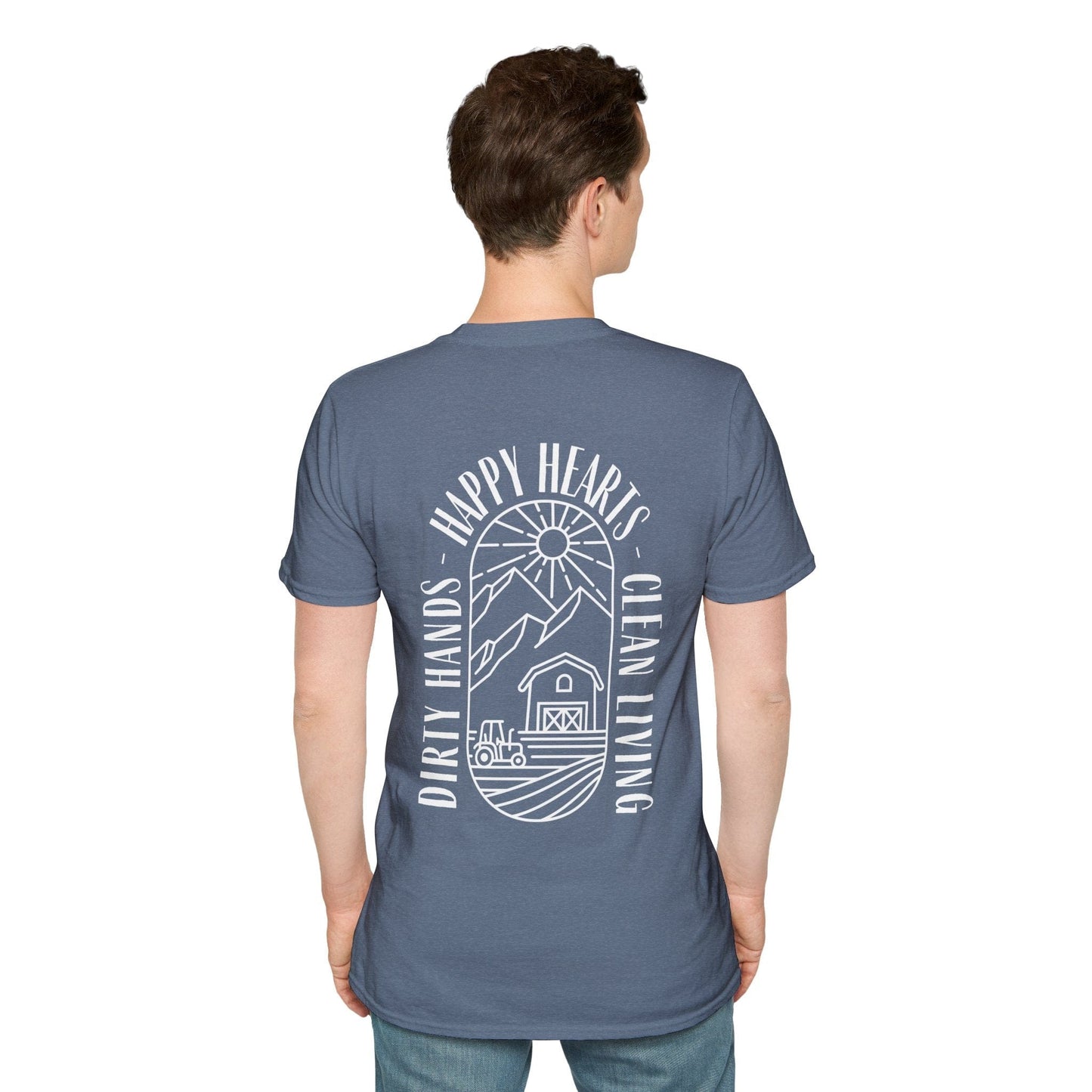 Clean Living Farm T-Shirt (BACK)